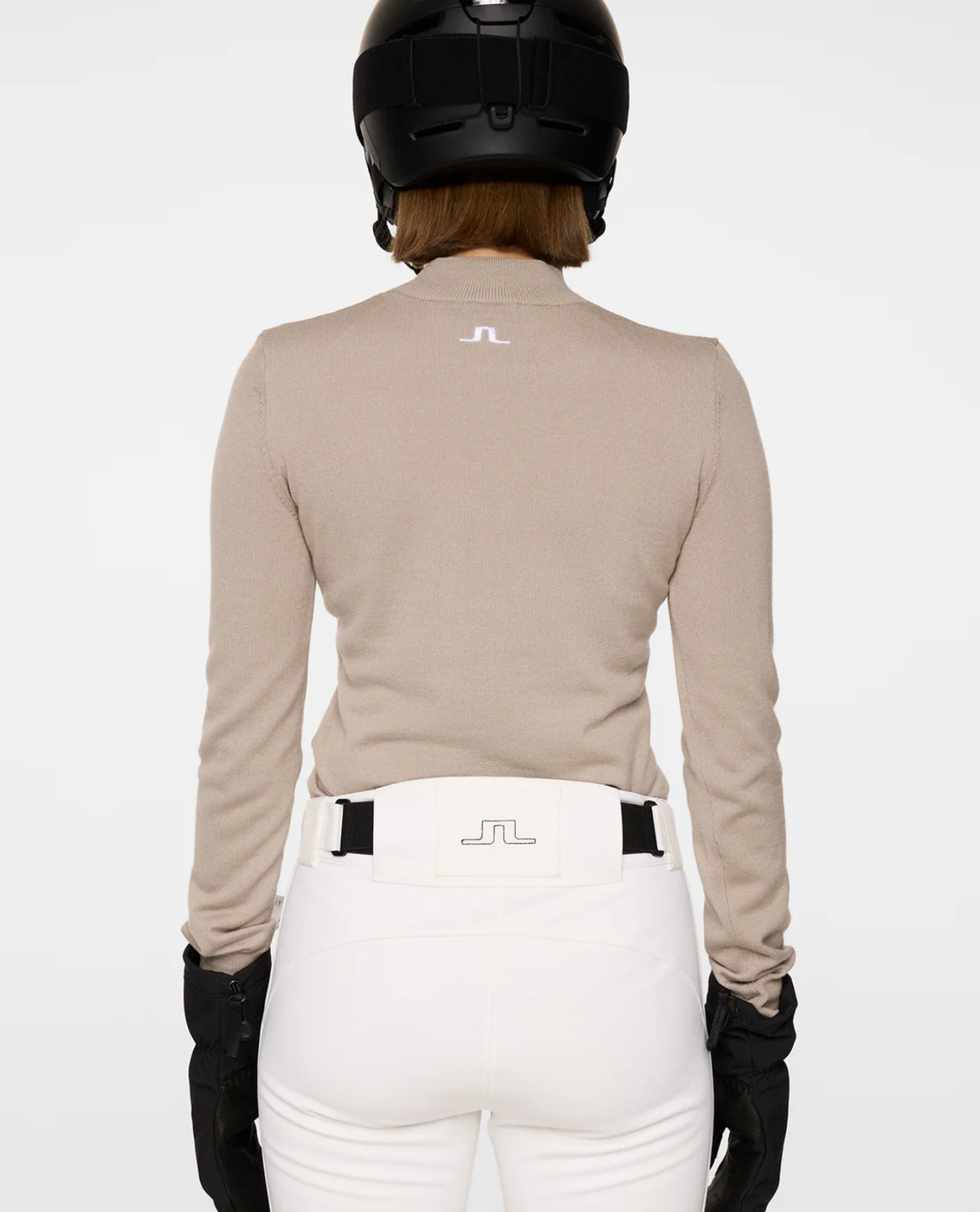 J.Lindeberg Women Miracle Knitted Sweater - Moonbeam - Alpingaraget