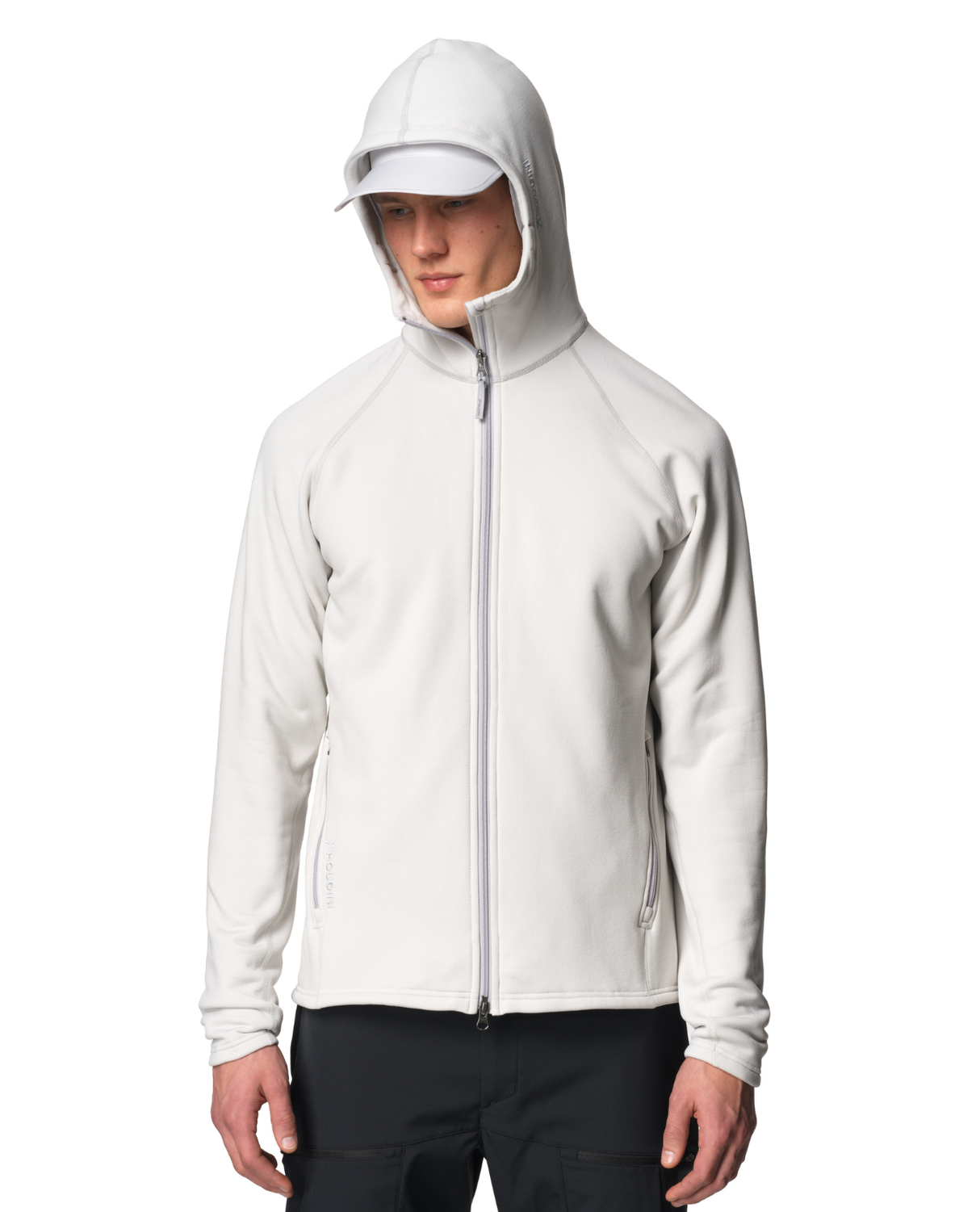 HOUDINI Mens Power Up Houdi - A Touch Of Gray - Alpingaraget