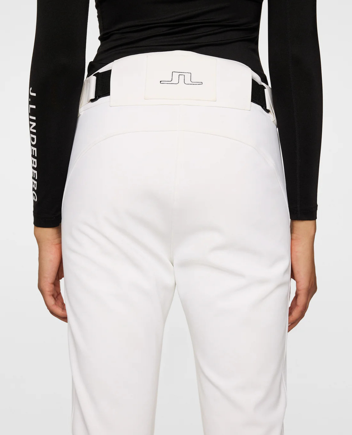 J.Lindeberg Women Stanford Softshell Ski Pant - White - Alpingaraget