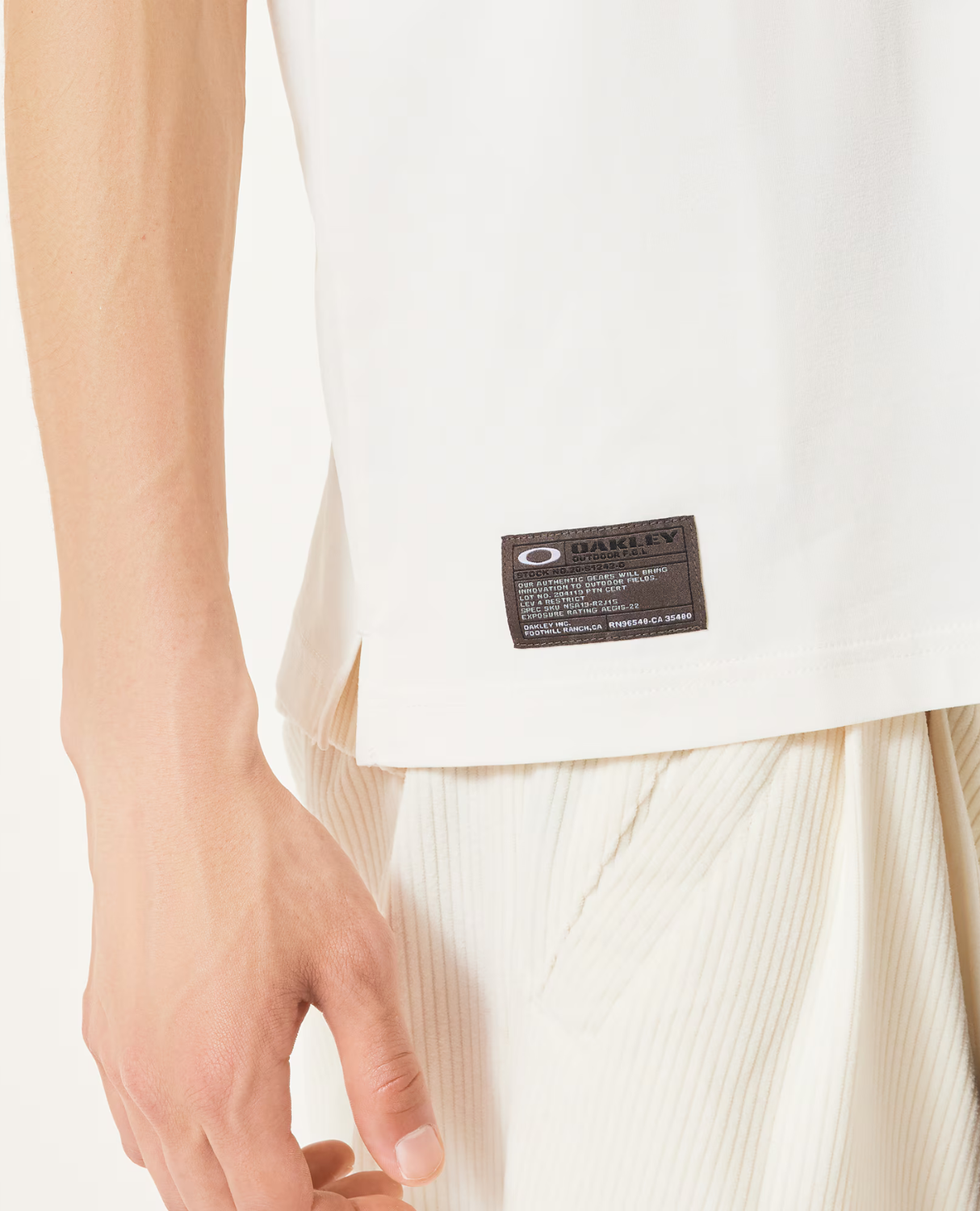 Oakley Fgl Scratch Tee 5.0 - Ceramic White - Alpingaraget