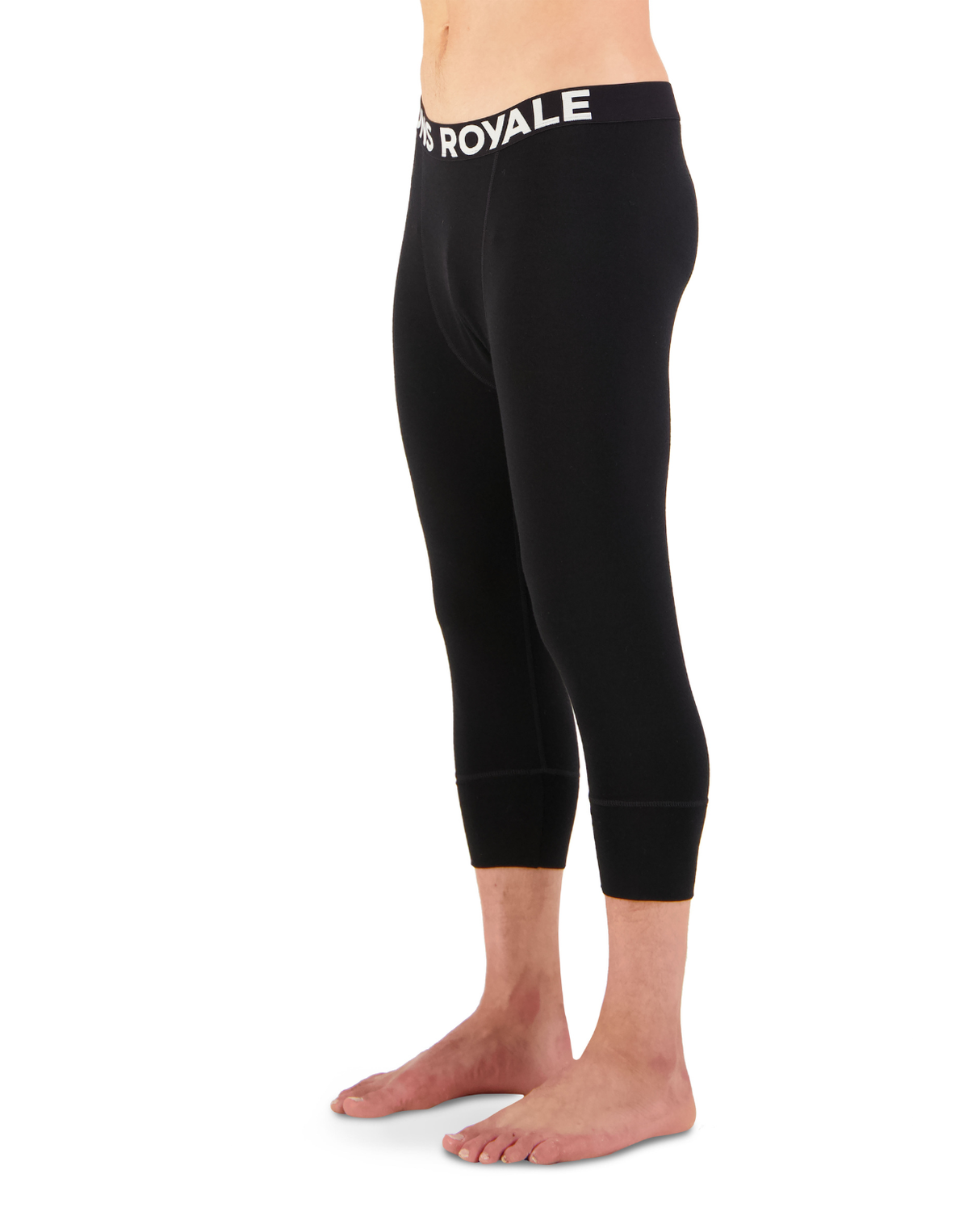 Mons Royale Men Cascade Merino Flex 3/4 Legging - Black - Alpingaraget