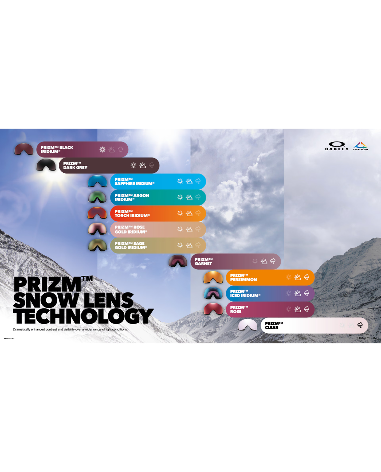 Oakley Fall Line M - Matte Black/ Prizm Snow Torch Iridium - Alpingaraget