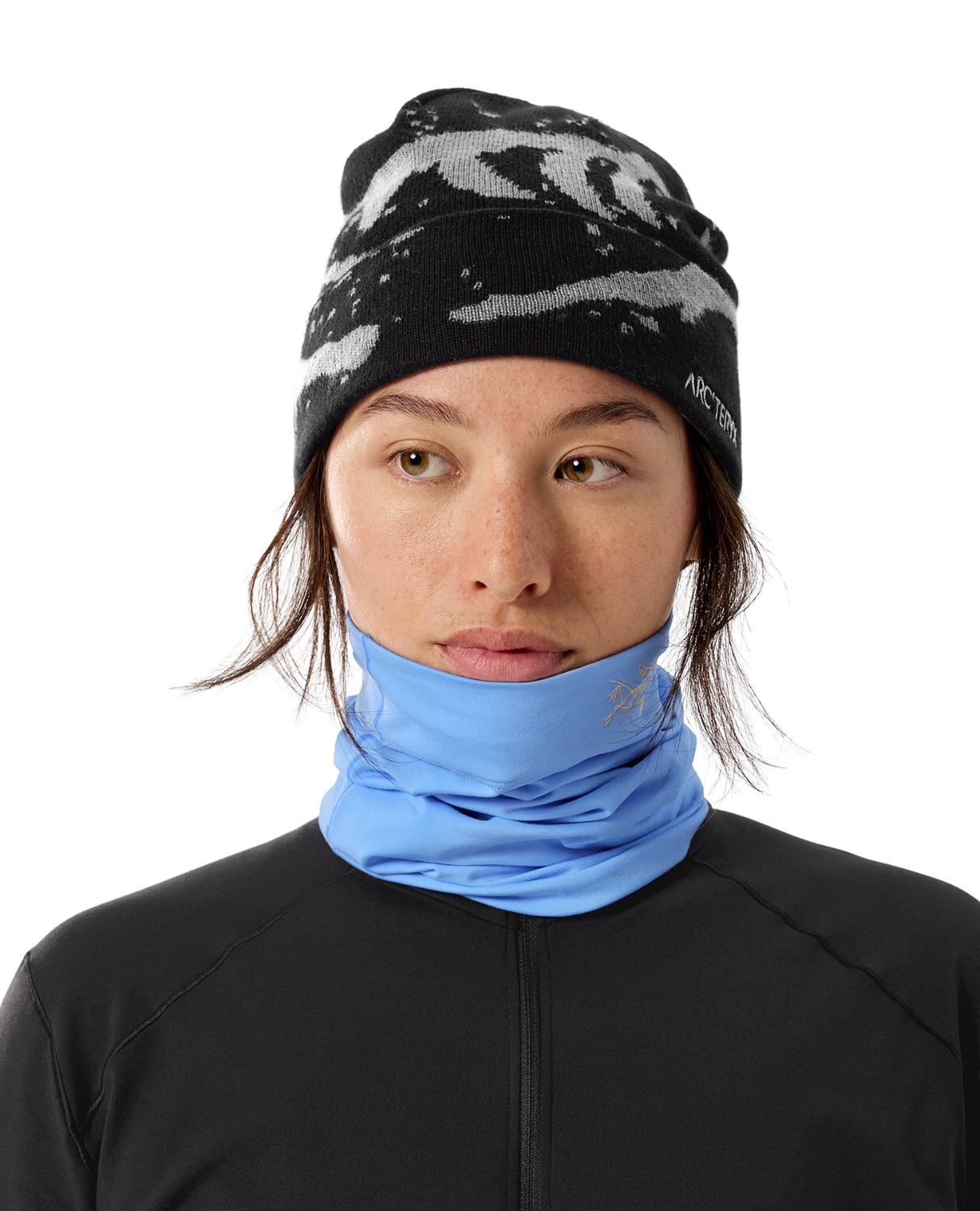 Arc'teryx Women Rho Neck Gaiter Long - Glacial - Alpingaraget