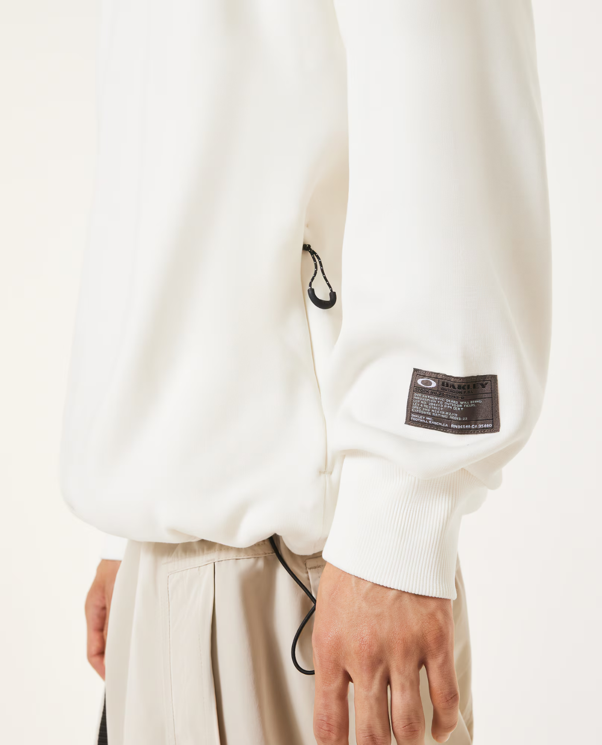 Oakley Fgl Slick Fleece Crew 5.7 - Arctic White - Alpingaraget