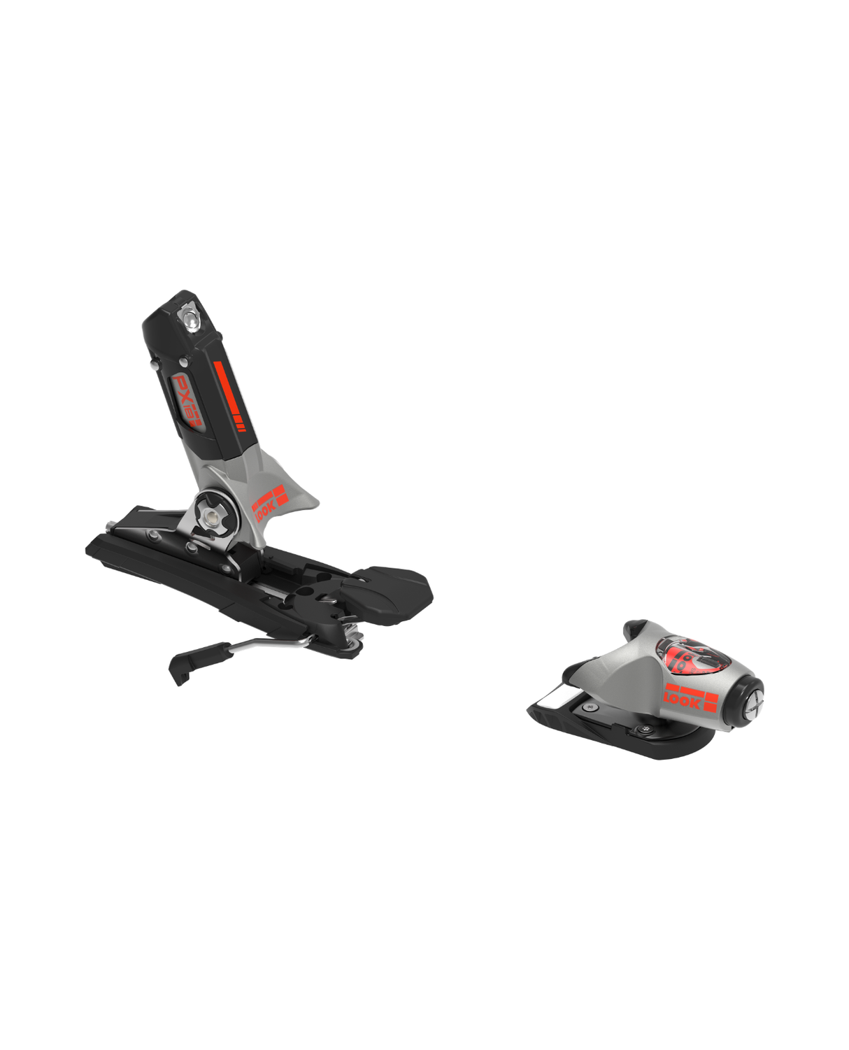 Look PX 18 WC Rockerace Silver Red - Alpinbindningar - Alpingaraget