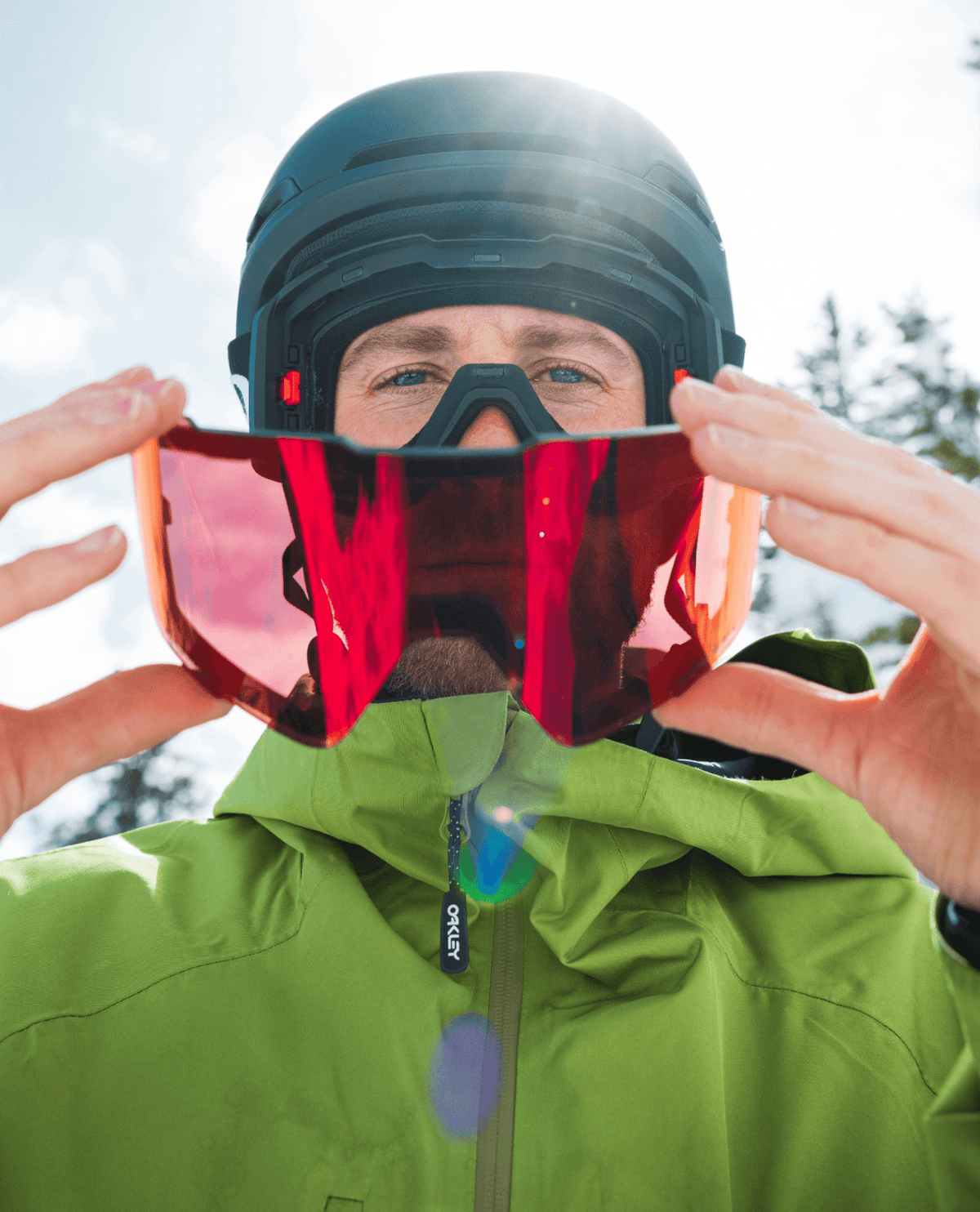 Oakley Line Miner Pro M - Matte Black/ Prizm Sapphire & Prizm Iced - Goggles - Alpingaraget