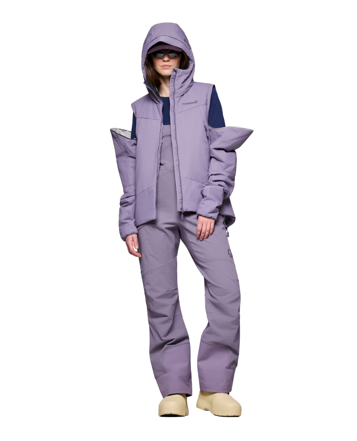 Norröna Women møre thermo60 aero100 Jacket - Purple Sage - Alpingaraget