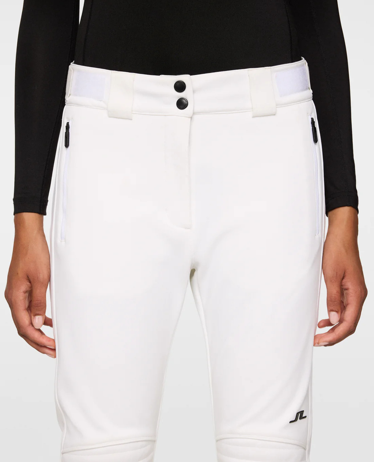 J.Lindeberg Women Stanford Softshell Ski Pant - White - Alpingaraget