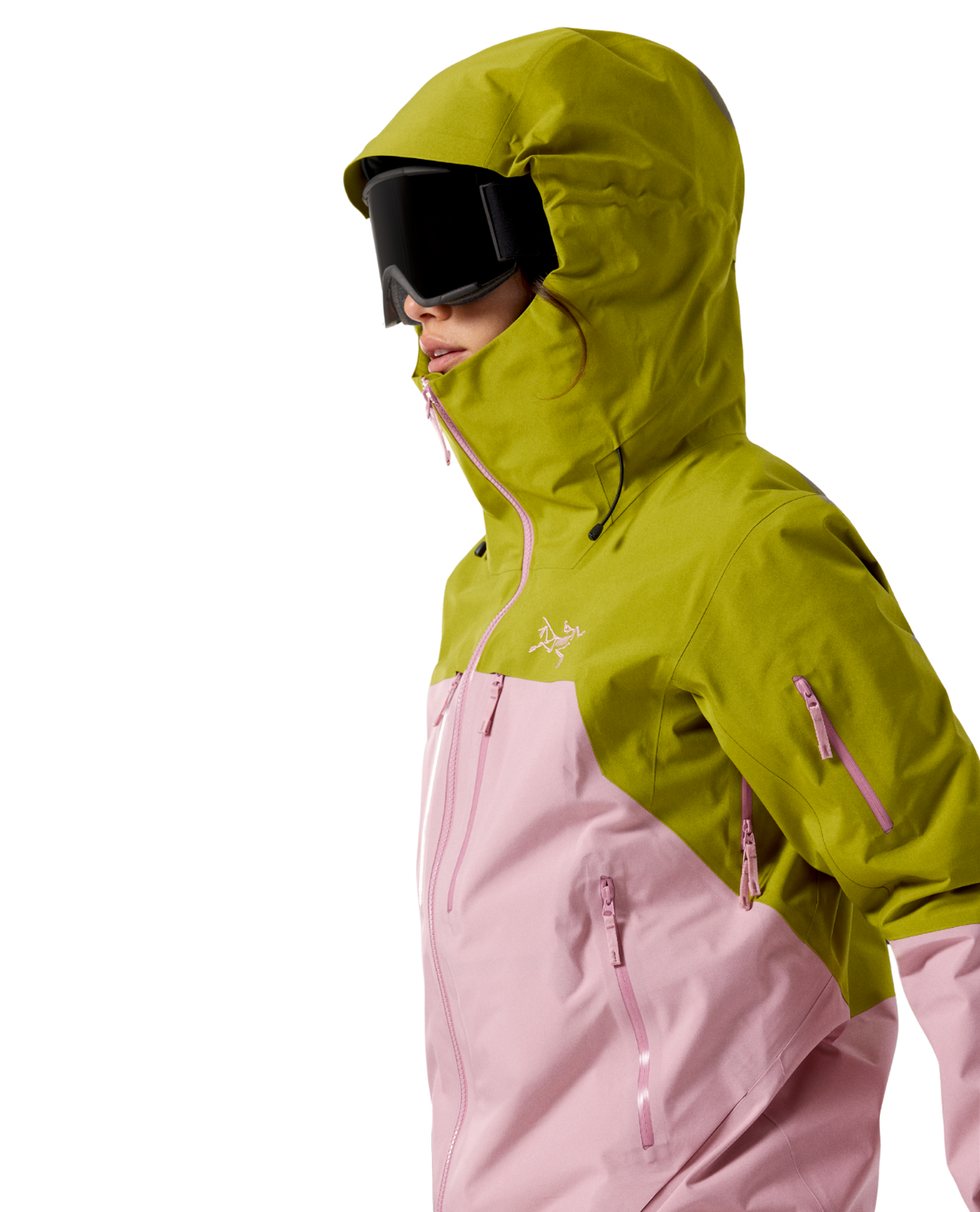 Arc'teryx Women Rush Jacket - Olive Moss / Bliss - Alpingaraget