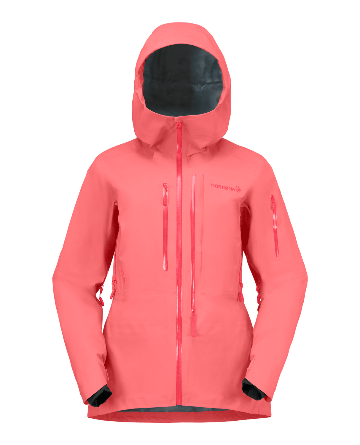 Norröna Women lofoten Gore - Tex Pro Jacket - Calypso Coral - Skidjackor - Alpingaraget