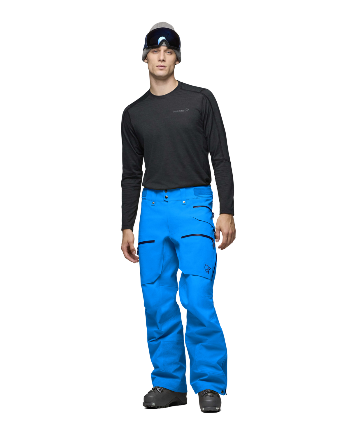 Norröna Men lofoten Gore-Tex Pro Pants - Skydiver - Alpingaraget