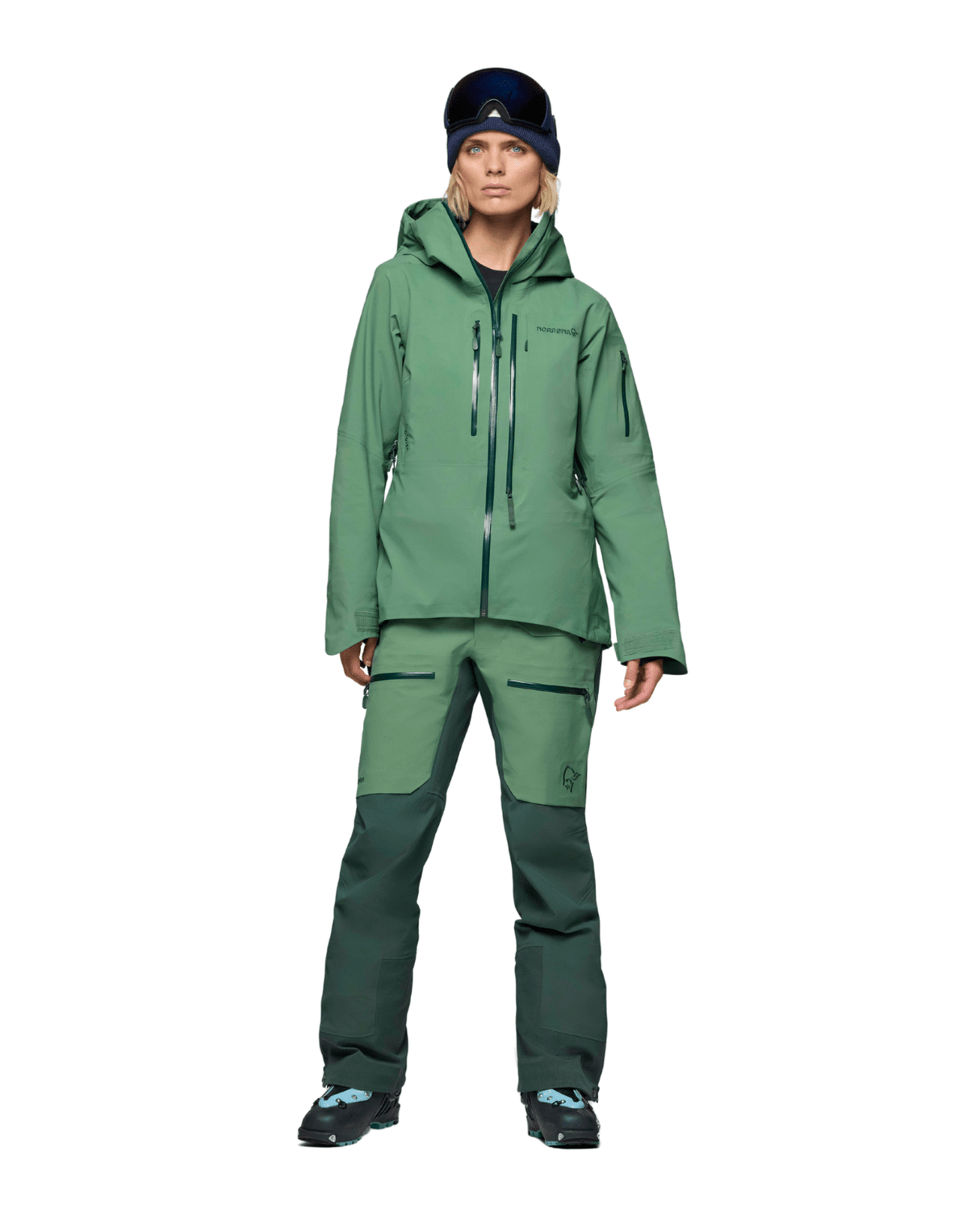 Norröna Women lofoten Gore - Tex Pro Jacket - Dark Ivy - Skidjackor - Alpingaraget