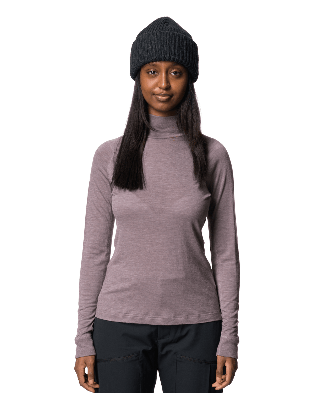 HOUDINI Womens Activist Turtleneck - Foggy Purple - Överdelar - Alpingaraget