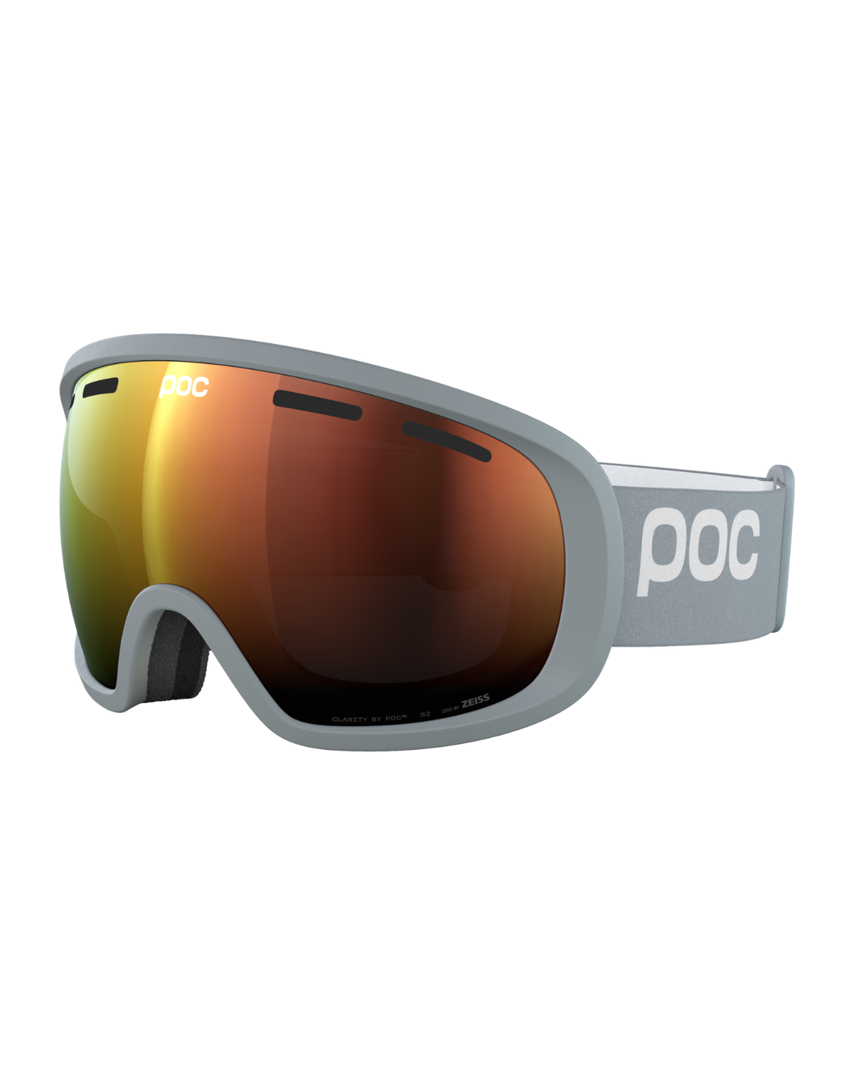 POC Fovea - Granite Grey/Partly Sunny Orange - Alpingaraget