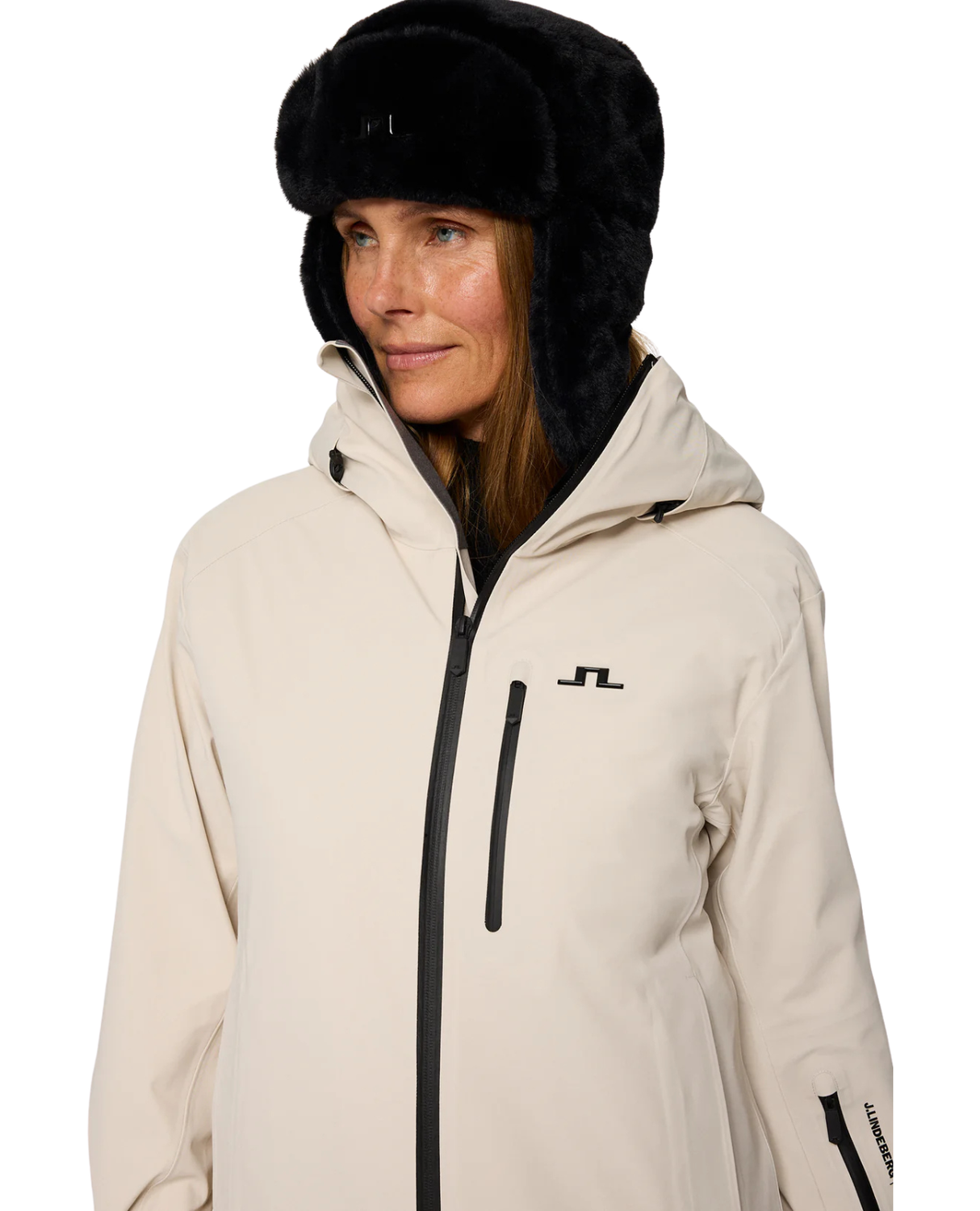 J.Lindeberg Women Solarcore Shell Jacket - Moonbeam - Alpingaraget
