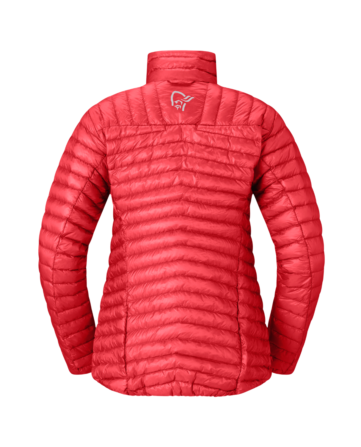 Norröna Women trollveggen down800 super light Jacket - Watermelon - Alpingaraget