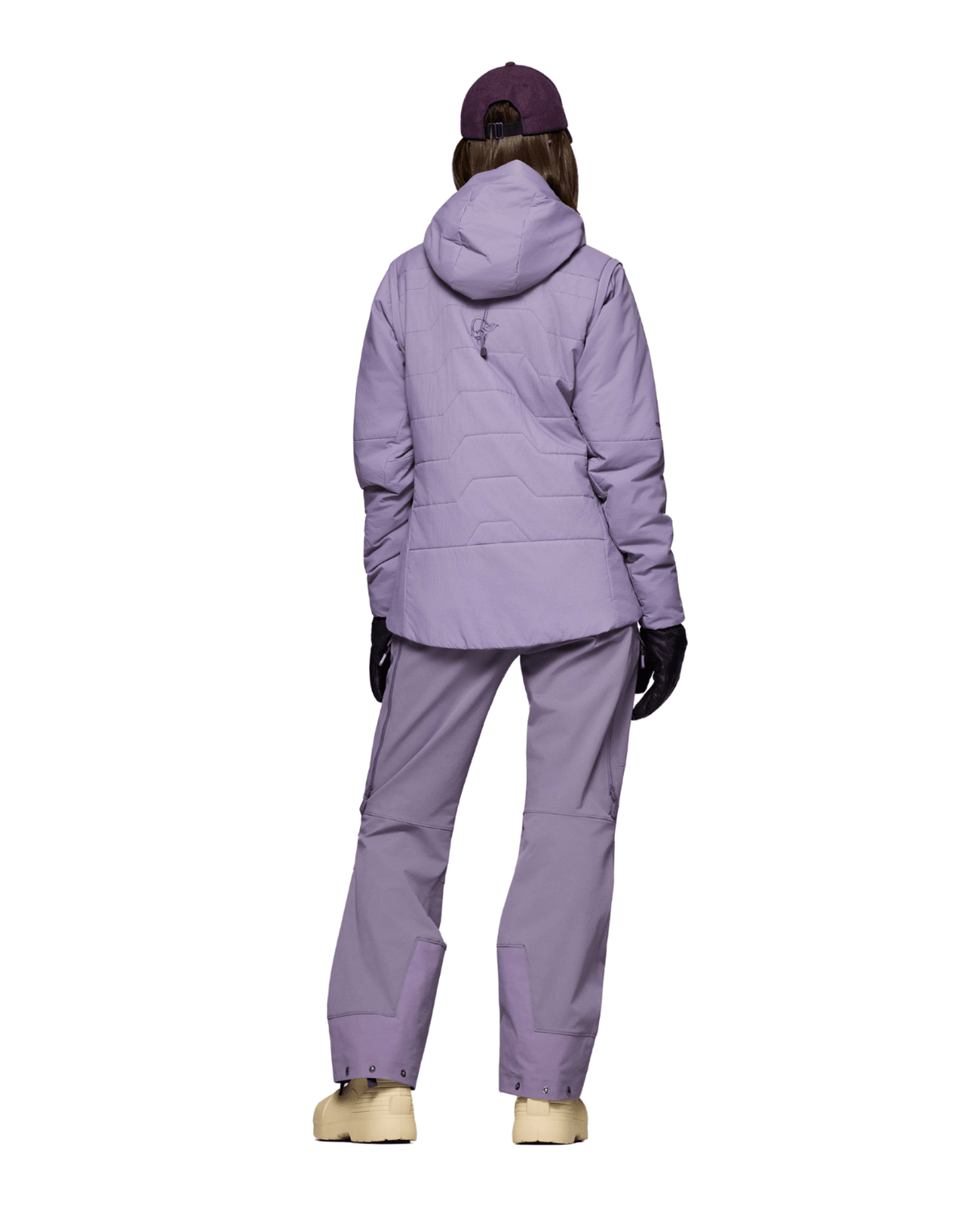 Norröna Women møre thermo60 aero100 Jacket - Purple Sage - Mellanlager - Alpingaraget