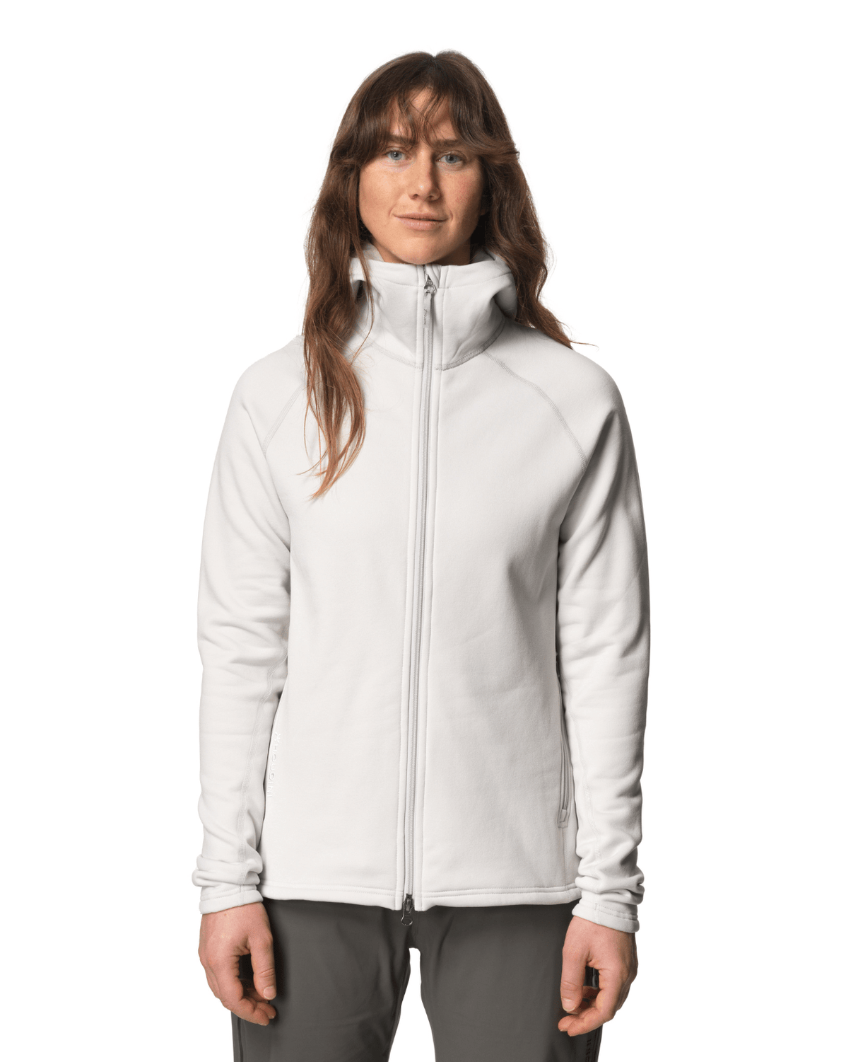 HOUDINI Womens Power Up Houdi - A Touch Of Gray - Mellanlager - Alpingaraget