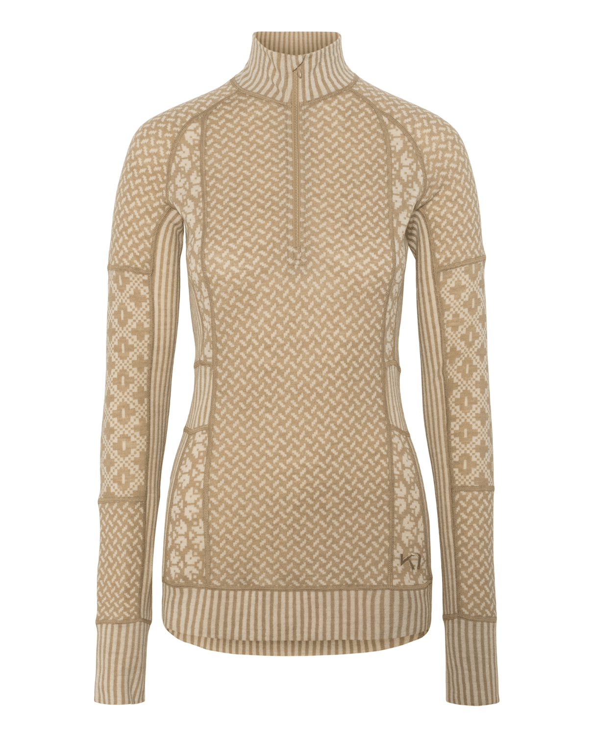 Kari Traa Smekker Half Zip - Mocha - UnderstÀll - Alpingaraget