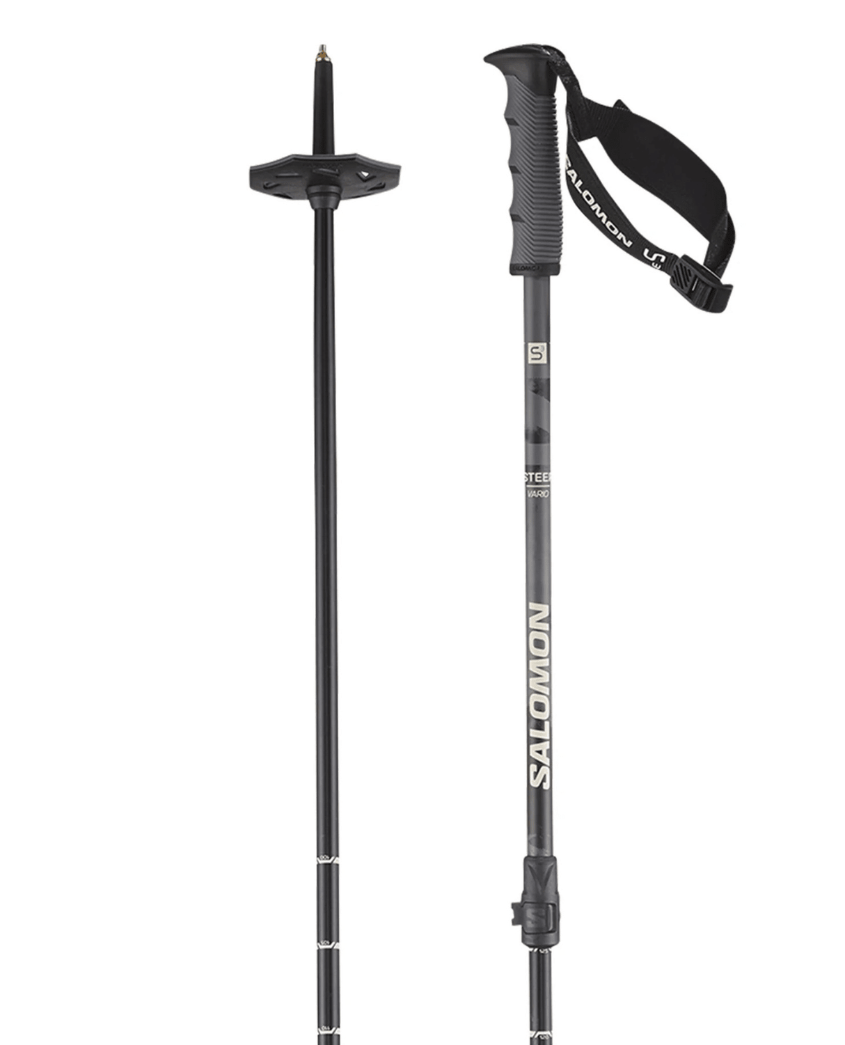 Salomon Steep Vario S3 - Black Ebony - Teleskopstavar - Alpingaraget