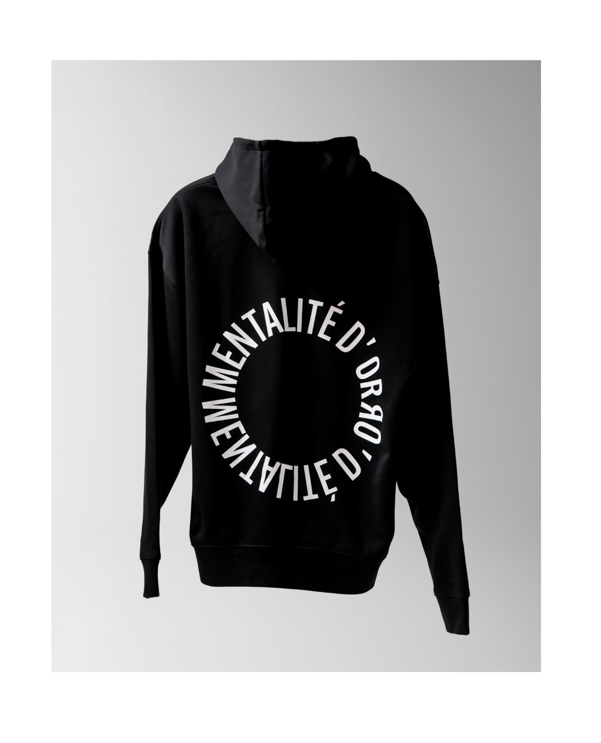 Mentalité d´Or Circle Hoodie - Black - Alpingaraget