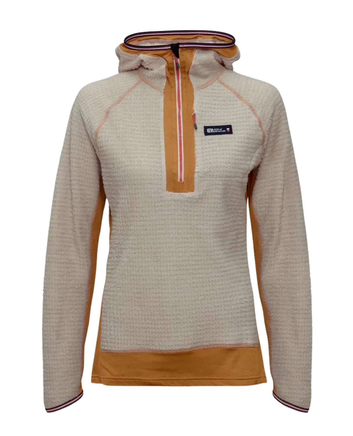 Elevenate Womens Vertical Hood - Ginger Beige - Alpingaraget