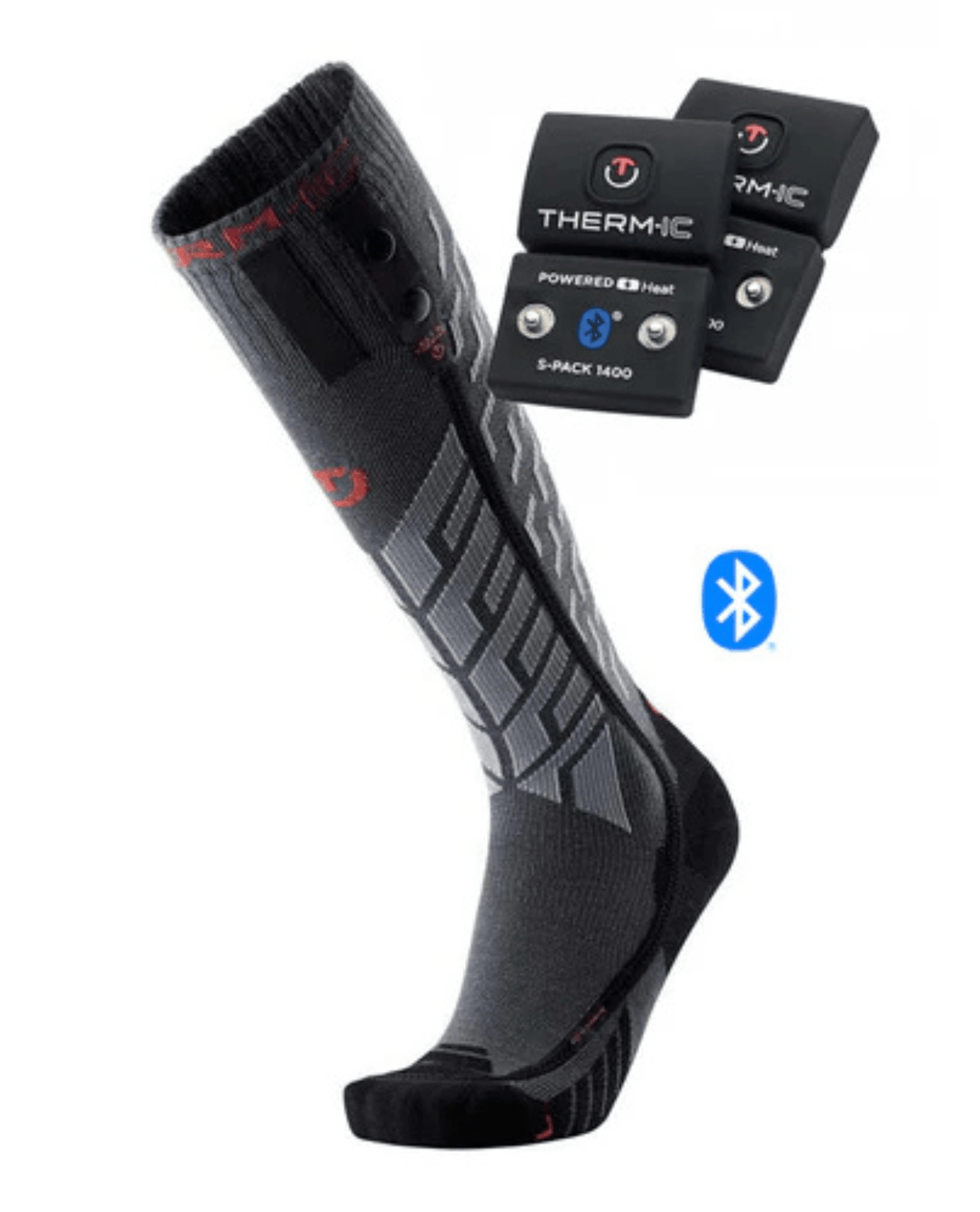 Thermic S.E.T® Performance Socks +1400 B - Grey Orange - Strumpor - Alpingaraget