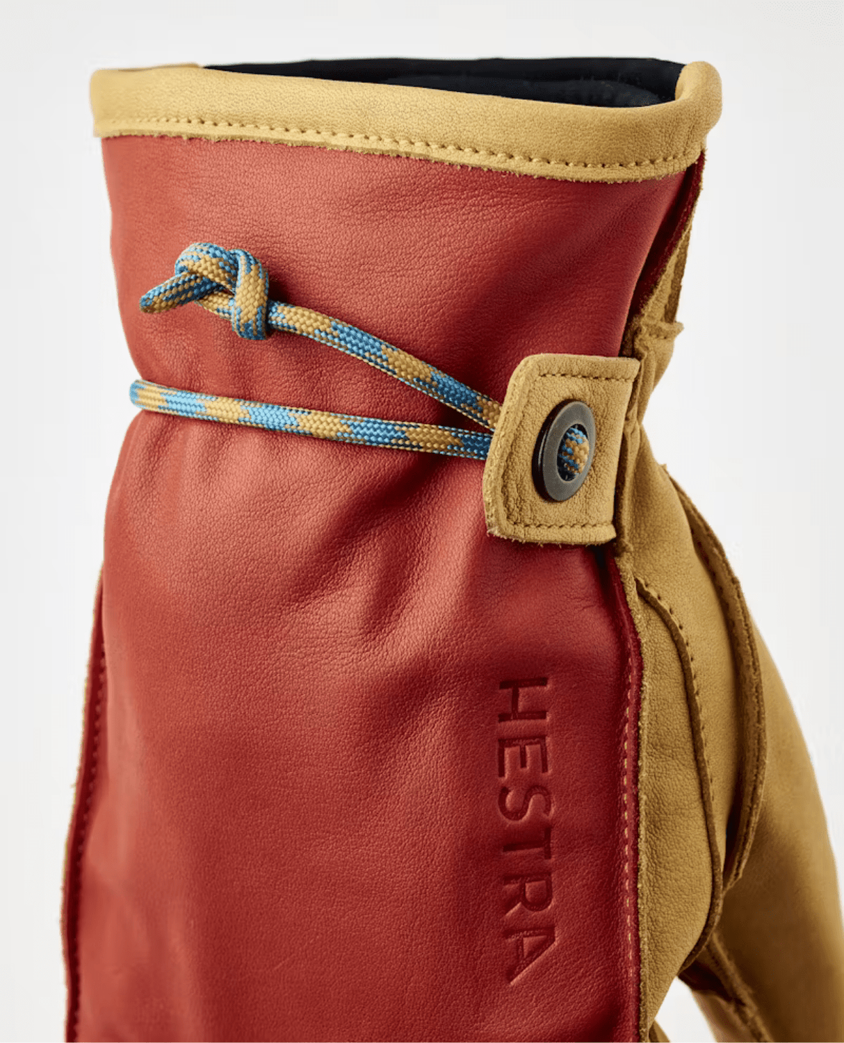 HESTRA Wakayama 5 Finger - Flame Red/Tan - Handskar - Alpingaraget