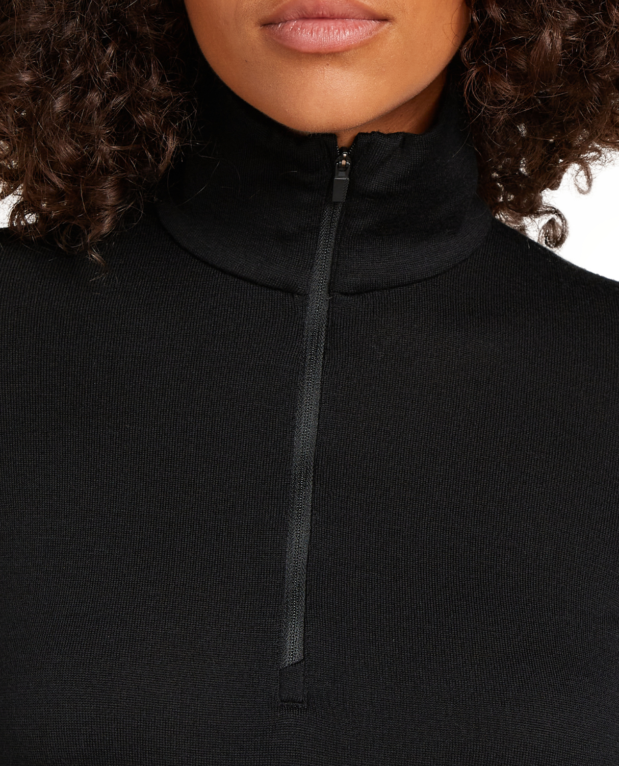 Icebreaker Women 260 Tech Long Sleeve Half Zip - Black - Alpingaraget