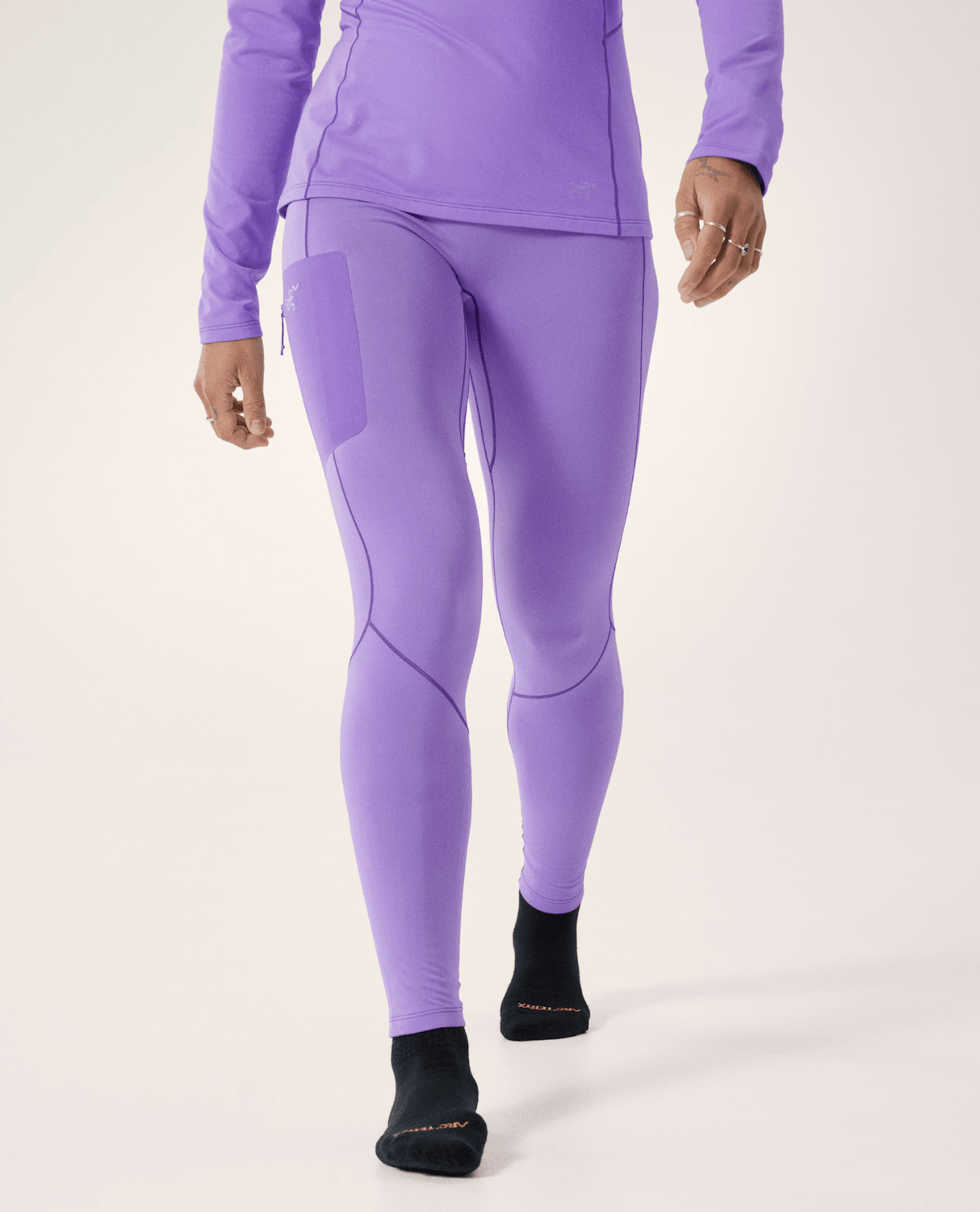 Arc'teryx Women Rho Bottom - Aster / Lt Iola - Underställ - Alpingaraget