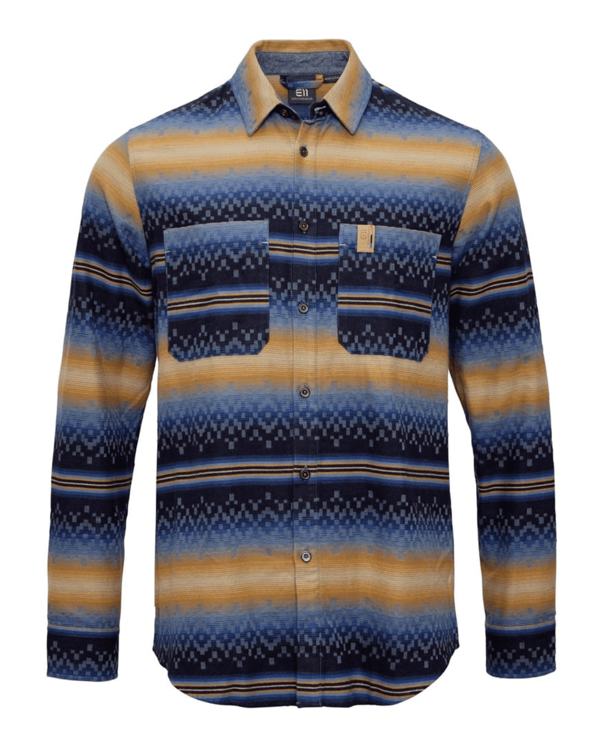 Elevenate Mens Verbier Shirt - Insignia Blue - Överdelar - Alpingaraget