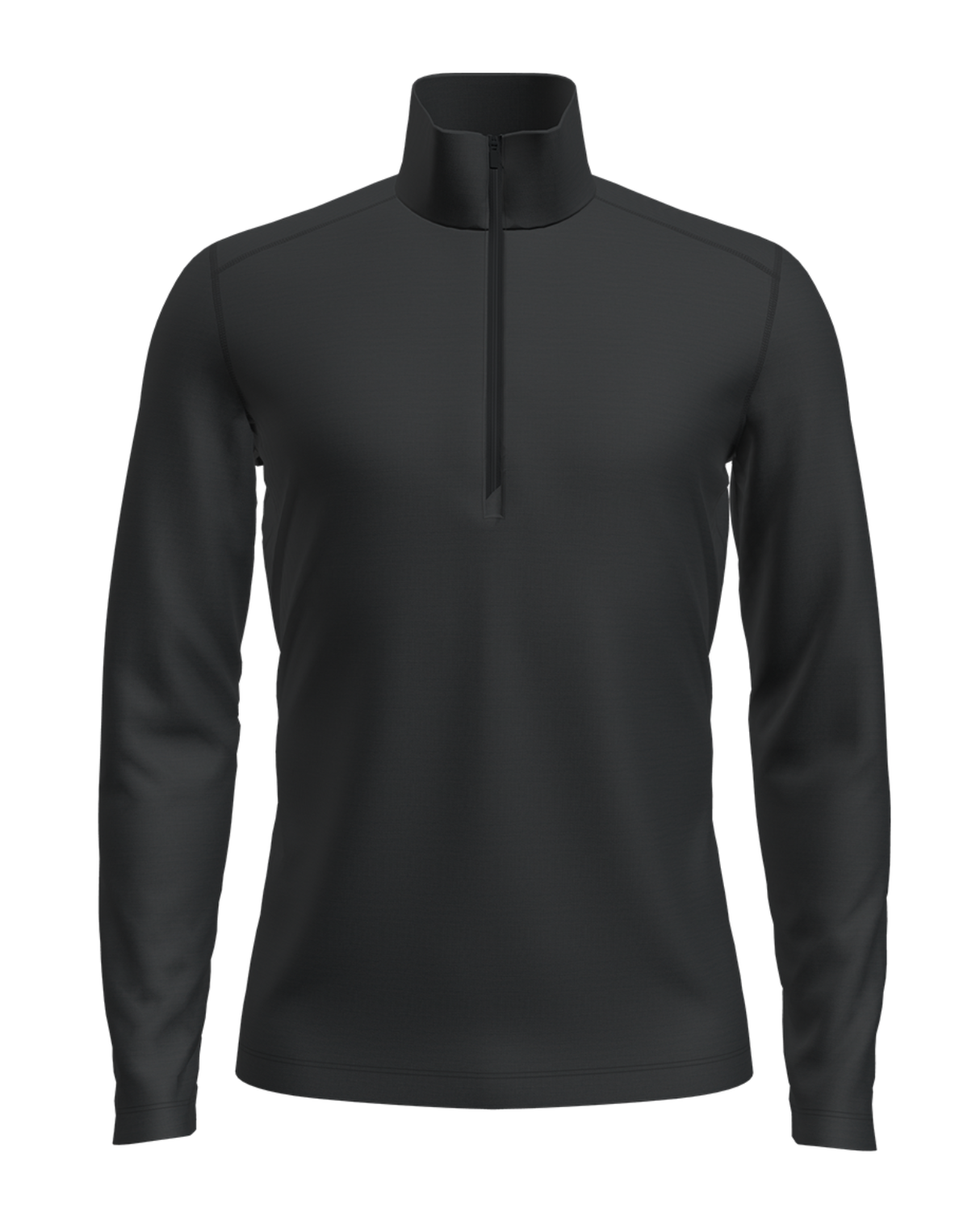 Icebreaker Men 200 Oasis Long Sleeve Half Zip - Black - Alpingaraget