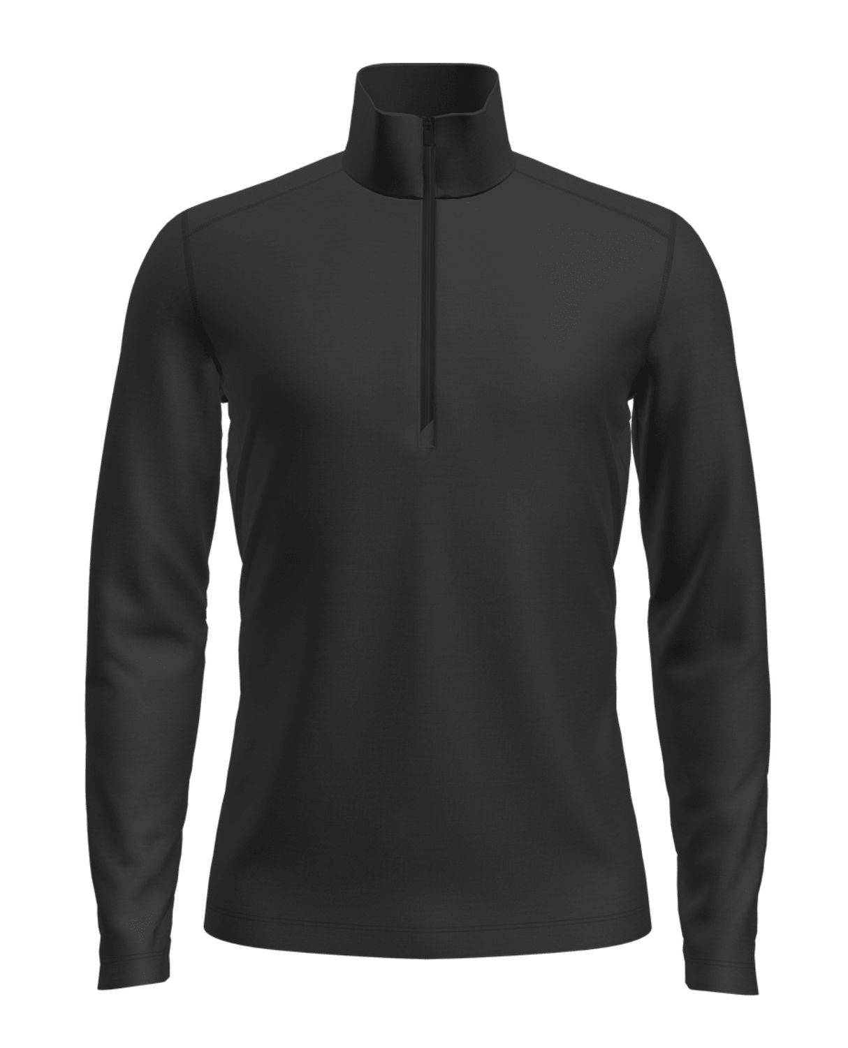 Icebreaker Men 200 Oasis Long Sleeve Half Zip - Black - Underställ - Alpingaraget
