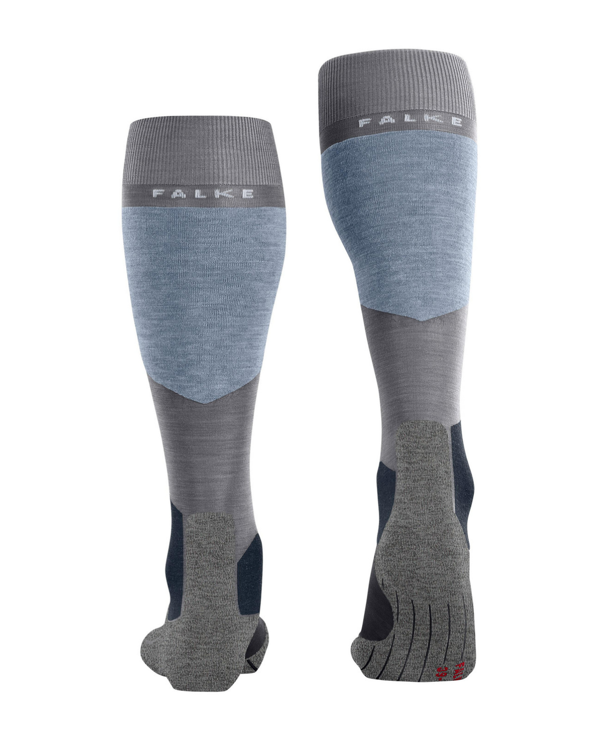 FALKE SK6 Pro Women Skiing Knee-high socks - M.Grey Mel