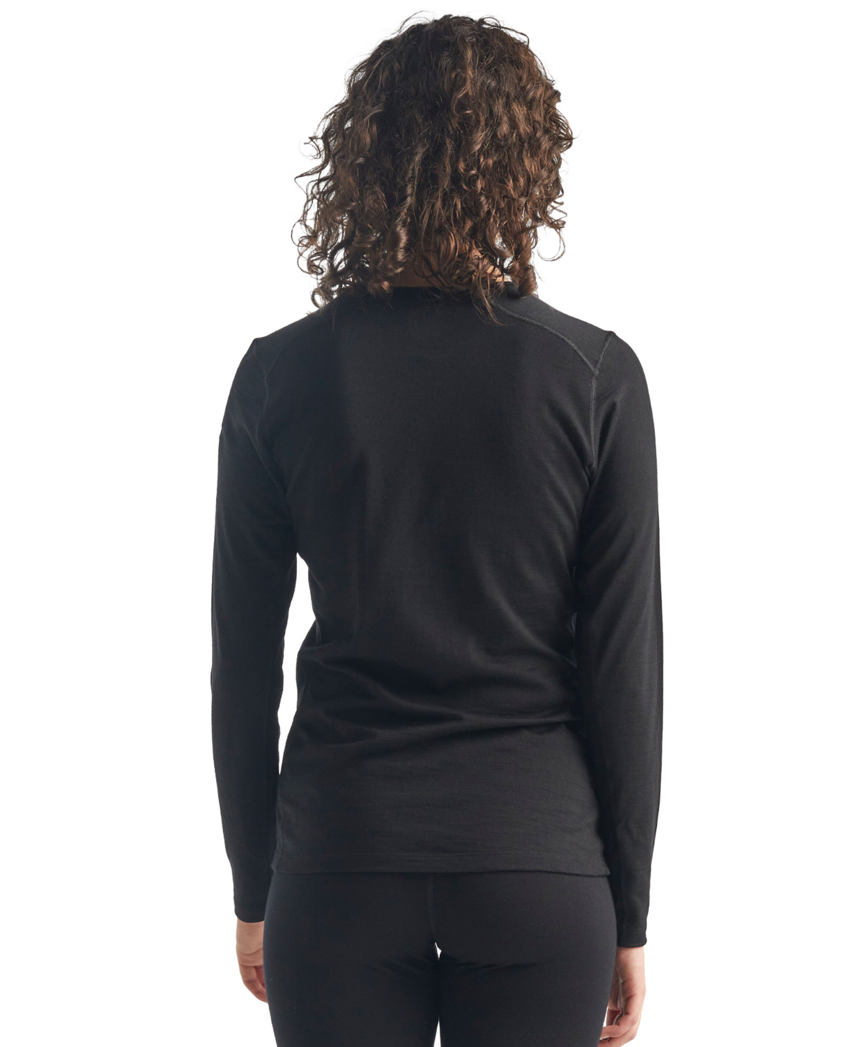 Icebreaker Women 200 Oasis Long Sleeve Crewe - Black - Alpingaraget