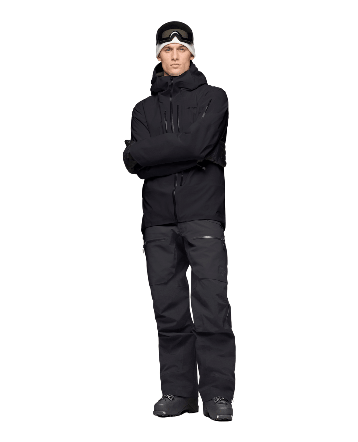 Norröna Men lofoten Gore - Tex Pro Pants - Caviar Black - Skidbyxor - Alpingaraget