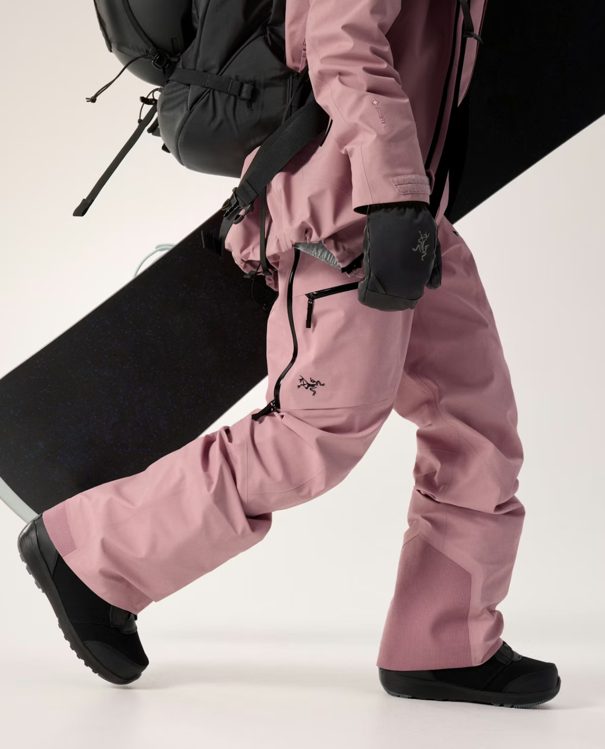 Arc'teryx Women Sentinel Bib Pant - Bliss / Black - Alpingaraget