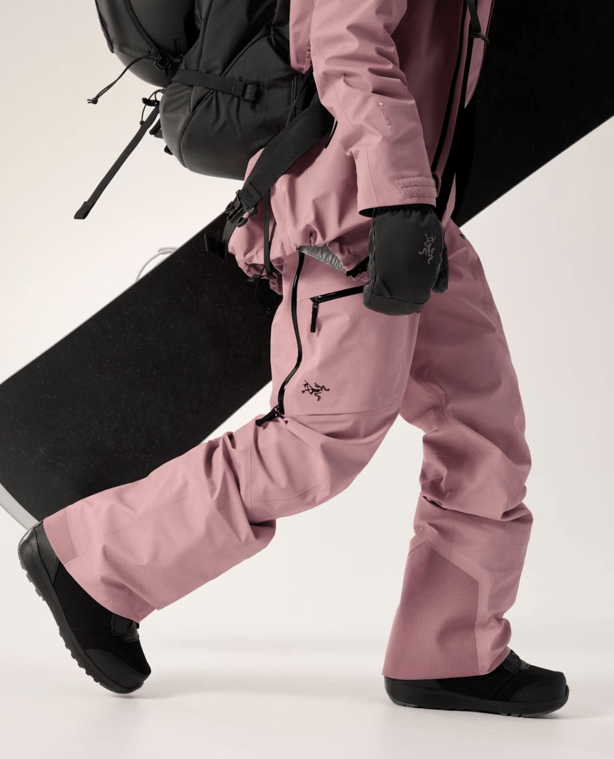 Arc'teryx Women Sentinel Bib Pant - Bliss / Black - Skidbyxor - Alpingaraget