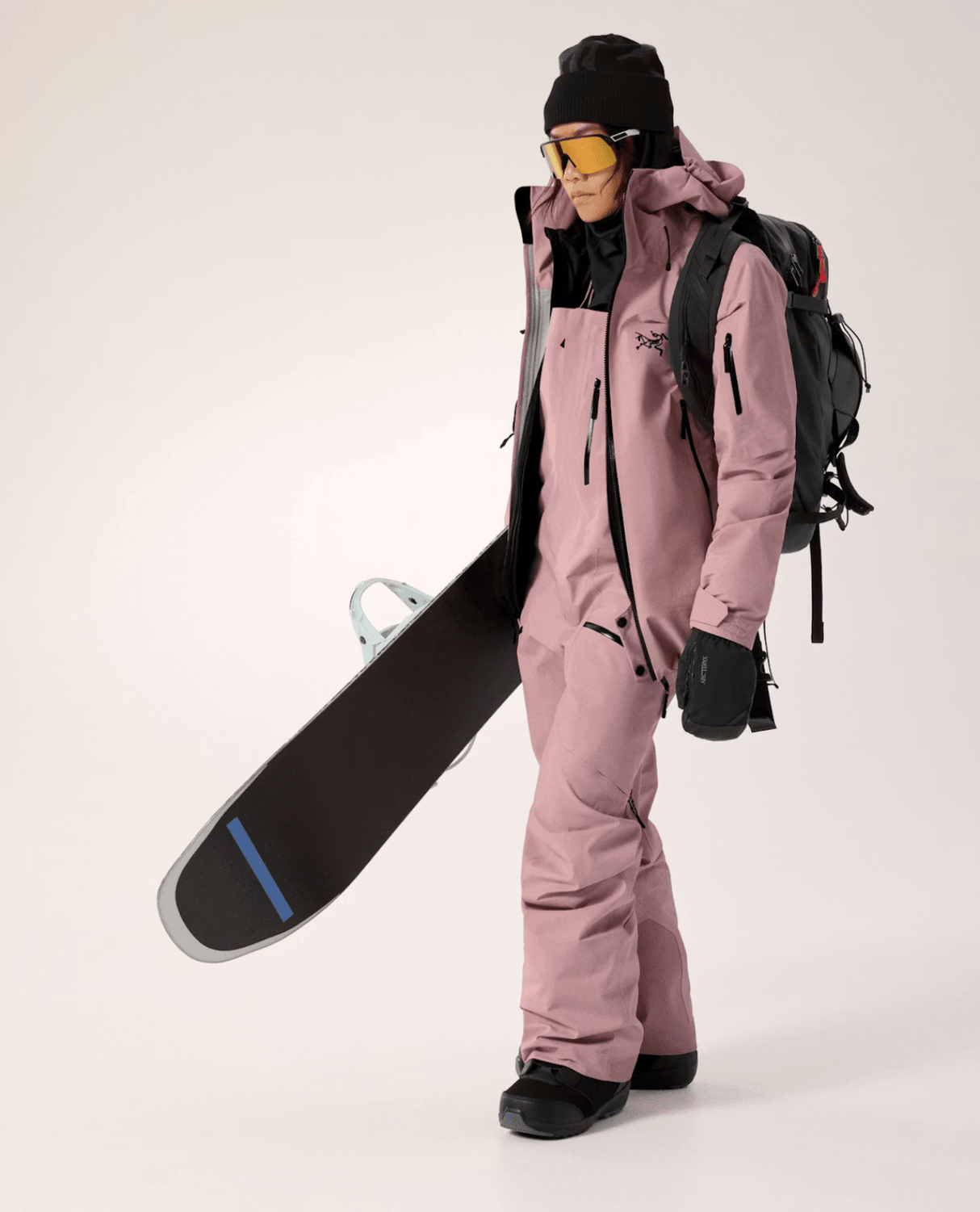 Arc'teryx Women Sentinel Bib Pant - Bliss / Black - Skidbyxor - Alpingaraget