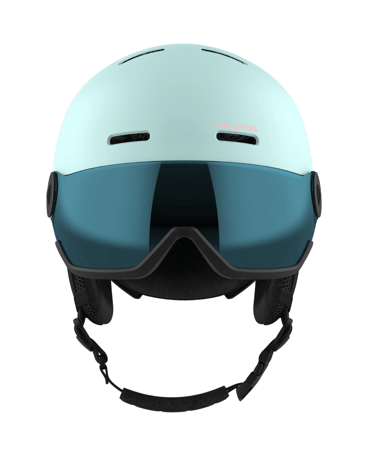 Salomon Orka Visor - Bleached Aqua - Juniorhjälmar - Alpingaraget