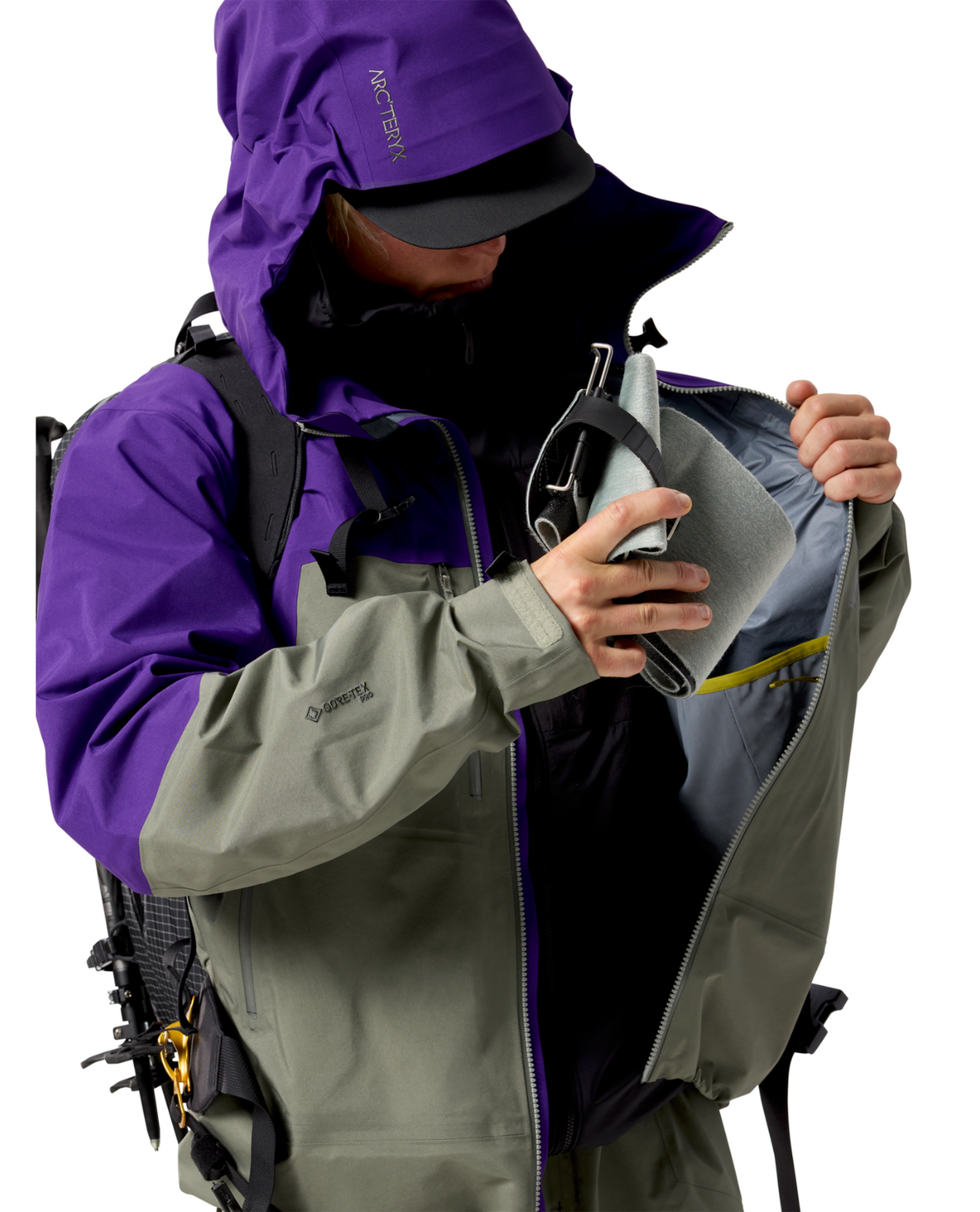 Arc'teryx Men Rush Jacket - Azalea / Forage - Alpingaraget