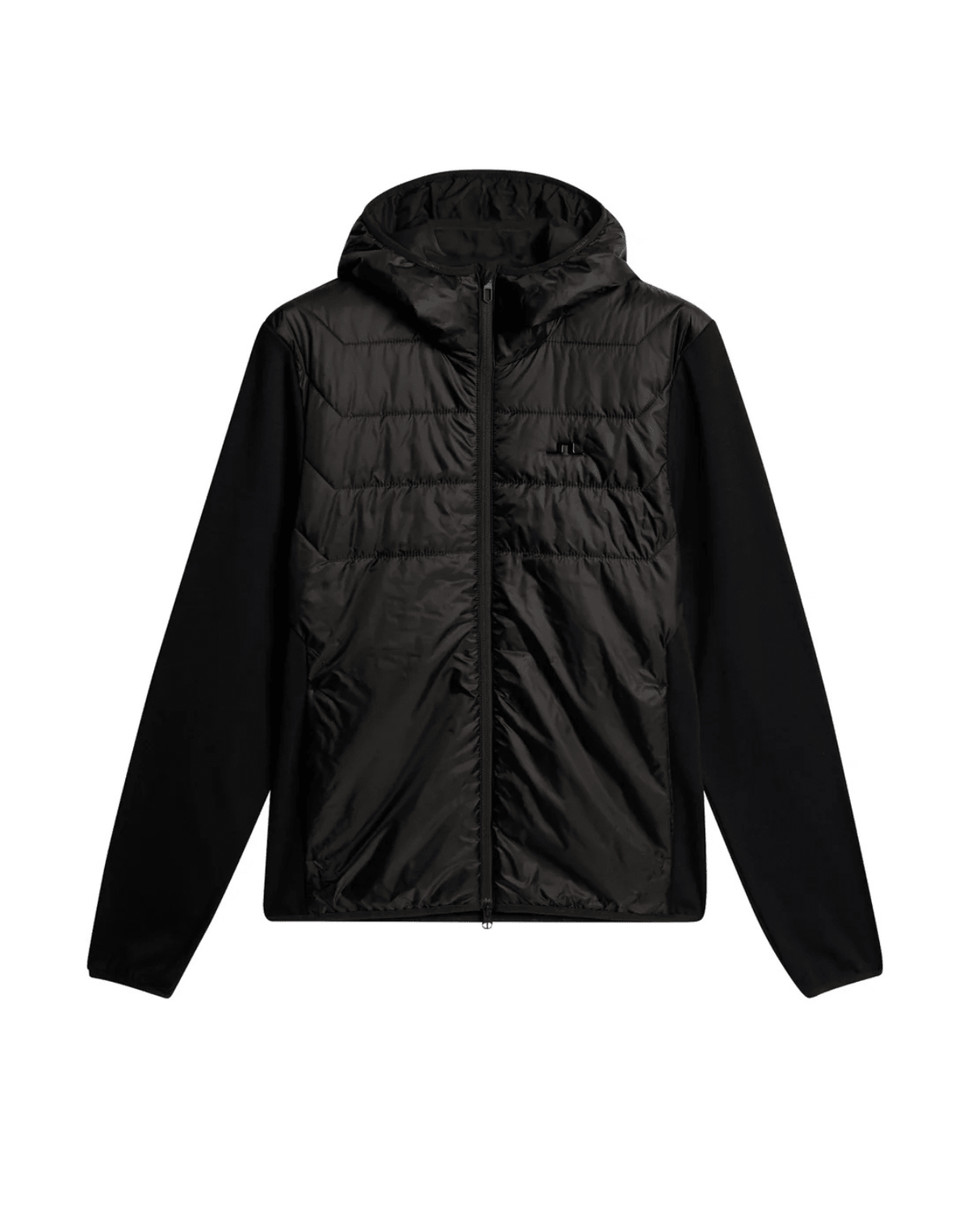 J.Lindeberg Men Gregory Hybrid Hood - Black - Mellanlager - Alpingaraget