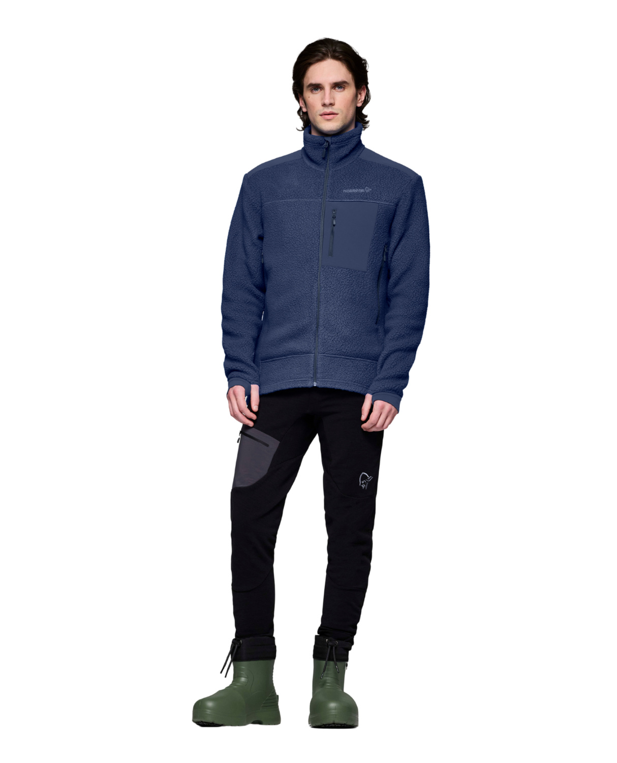 Norröna Men trollveggen warm3 Jacket - Indigo Night - Alpingaraget