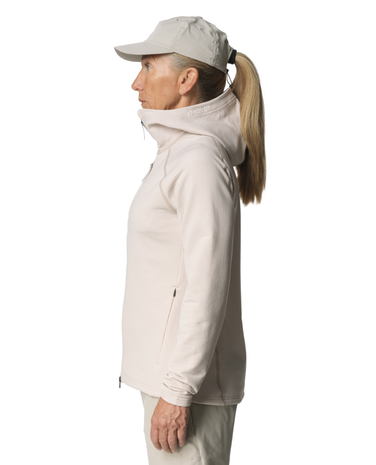 HOUDINI Womens Aero Houdi - Foggy Mountain - Alpingaraget