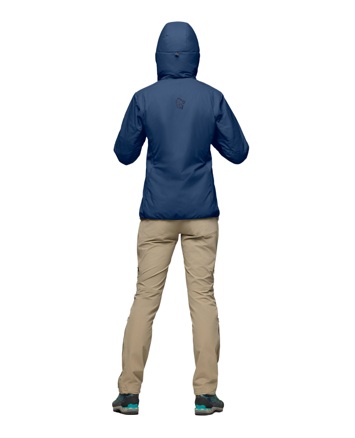 Norröna Women femund thermo60 Zip Hood - Indigo Night - Alpingaraget