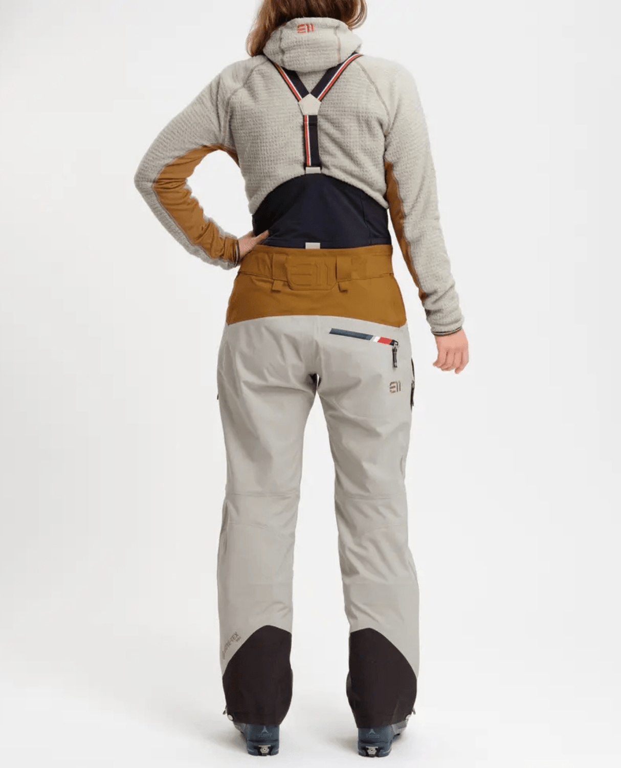 Elevenate Womens Bec de Rosses XI Pants - Pecan Brown - Skidbyxor - Alpingaraget