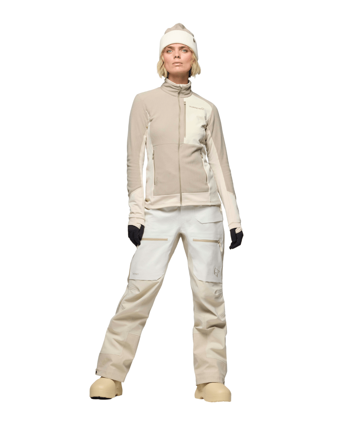 Norröna Women lofoten Gore - Tex Pro Pants - Whisper White - Skidbyxor - Alpingaraget