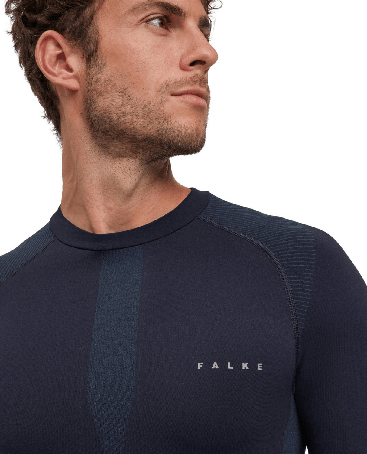 FALKE Men Long - Sleeve Shirt Warm - Black - Underställ - Alpingaraget
