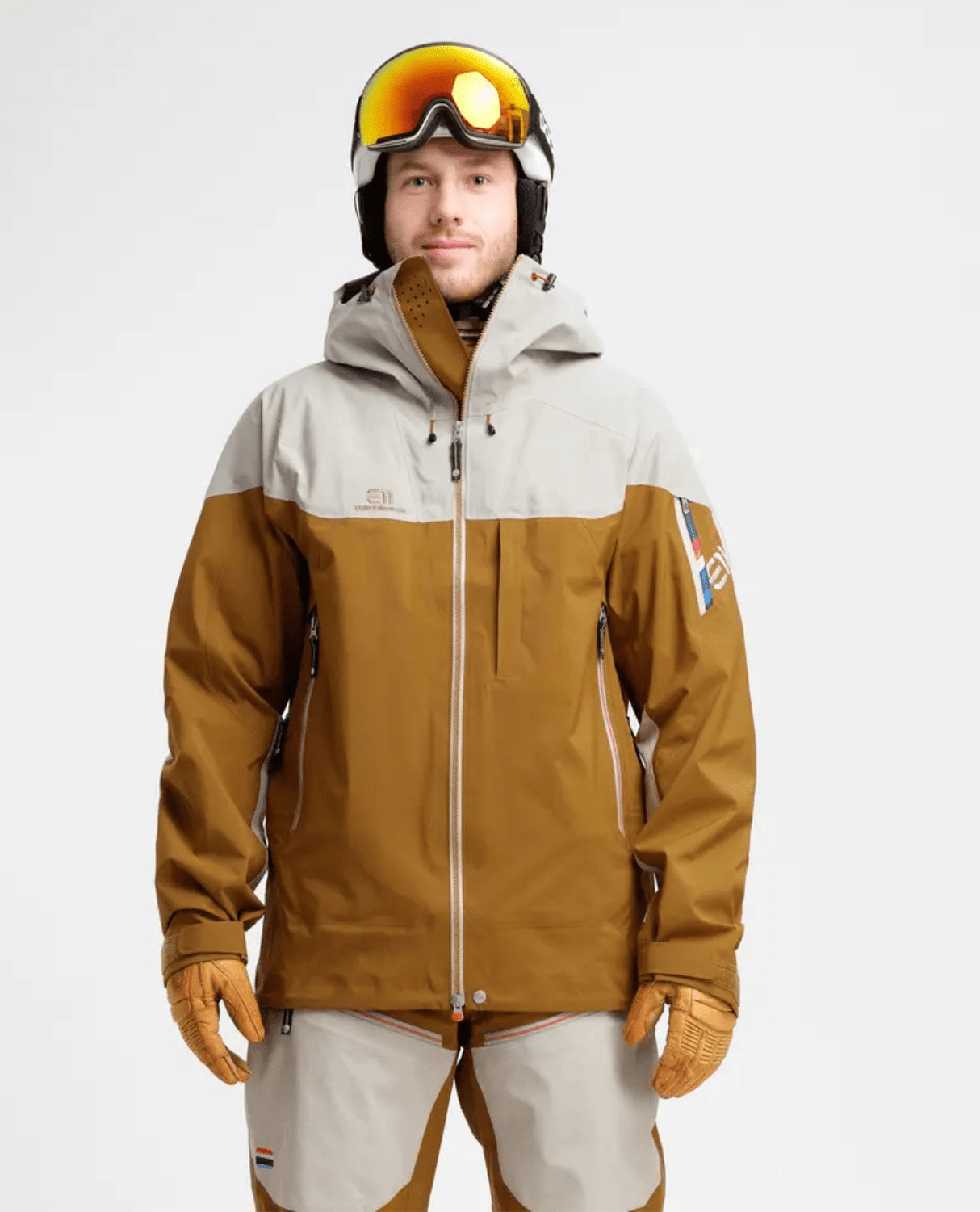 Elevenate Mens Bec de Rosses XI Jacket - Pecan Brown - Skidjackor - Alpingaraget