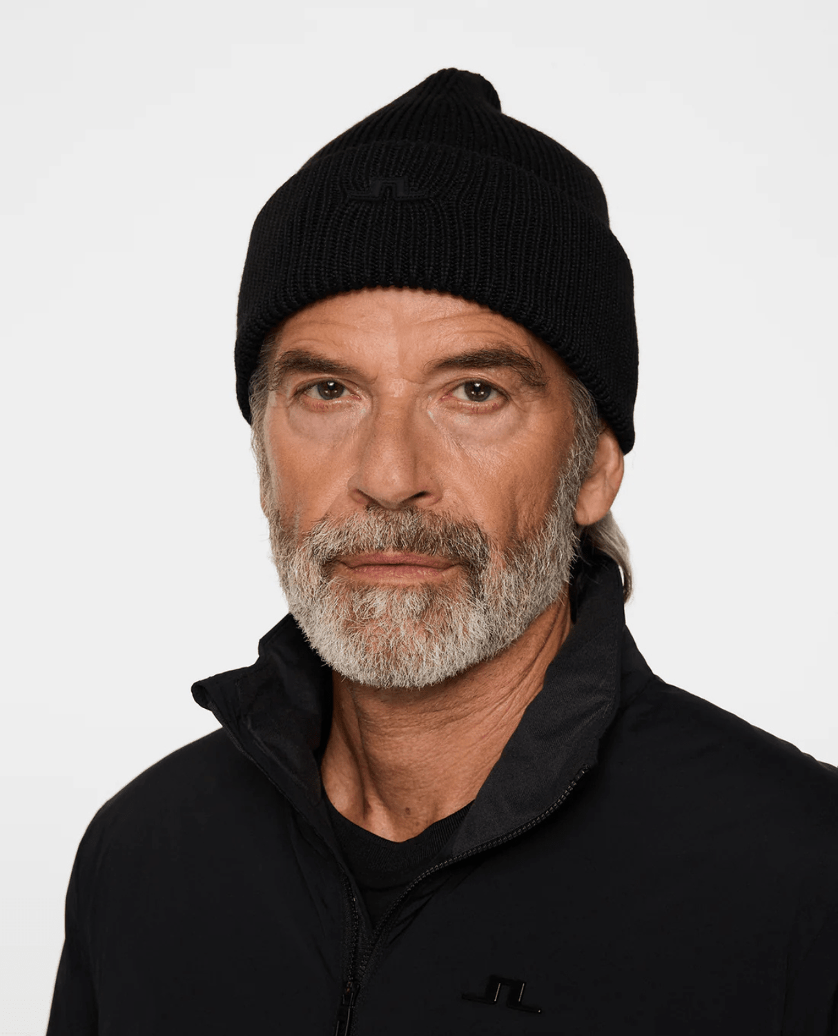 J.Lindeberg Karlos Beanie - Black - Mössor - Alpingaraget